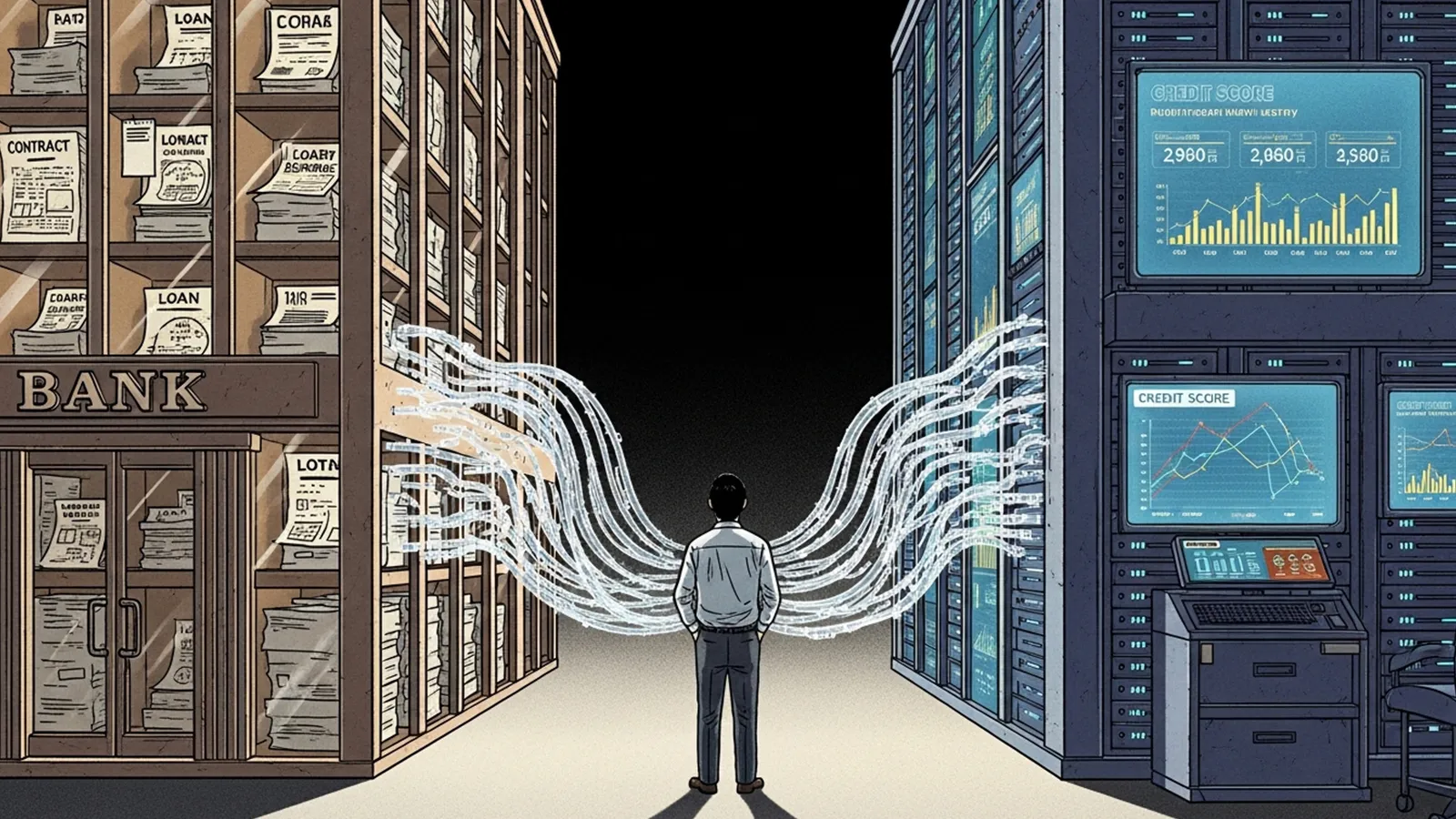 信用情報の帰属をAIの考察で比較する記事のサムネイル