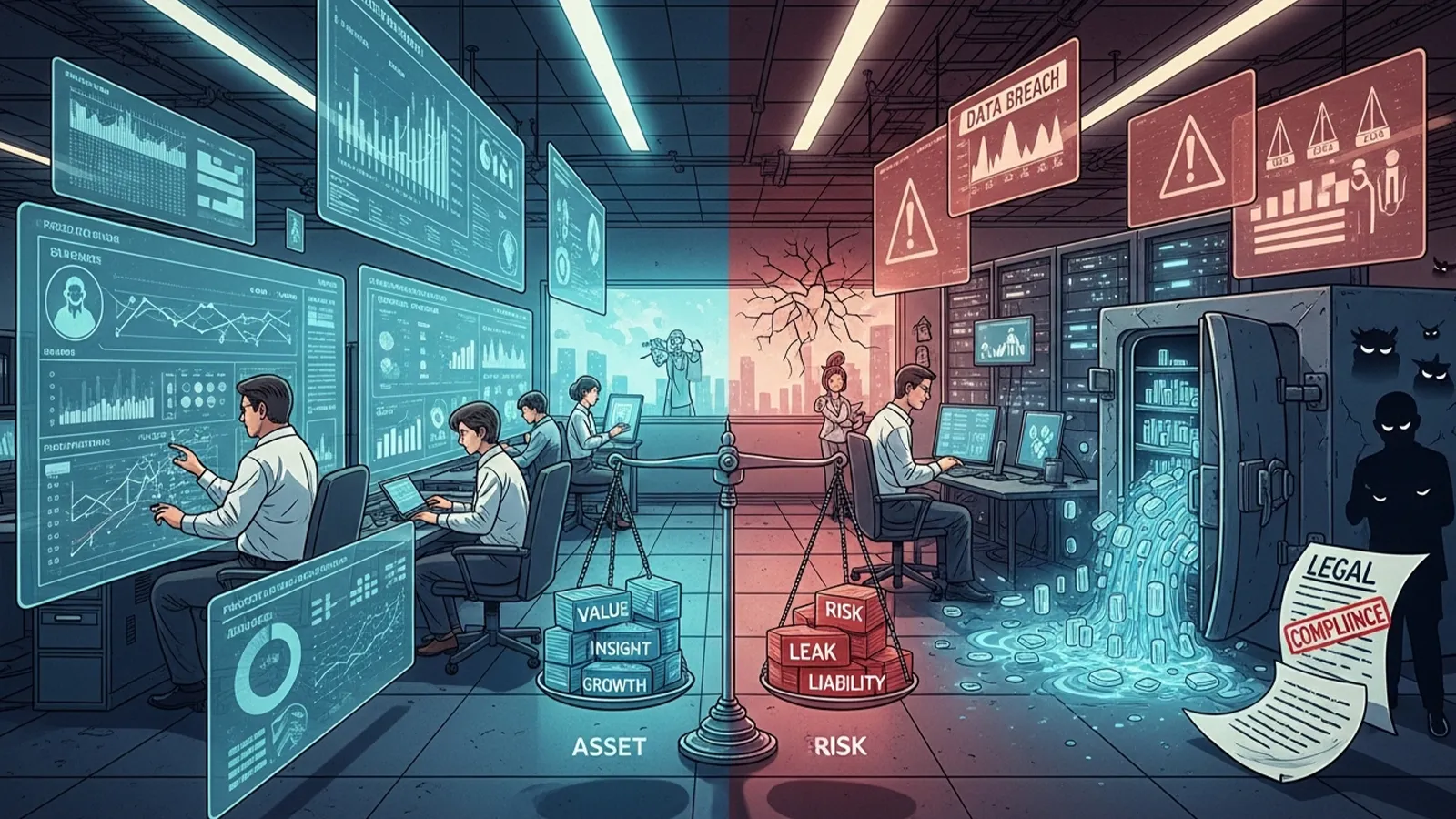 データは資産か負債かをAIの考察で比較する記事のサムネイル