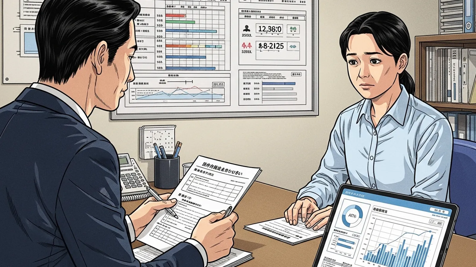 評価制度と働く安心感の関係をAIの考察で比較する記事のサムネイル