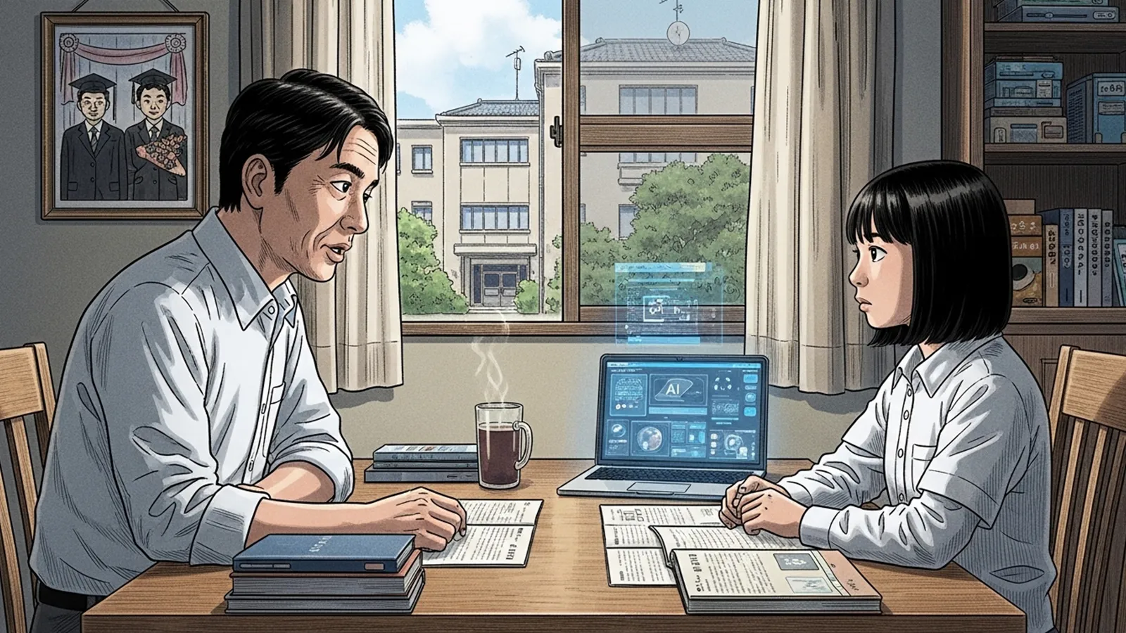 受験で今頑張れば後が楽という言説をAIの考察で比較する記事のサムネイル