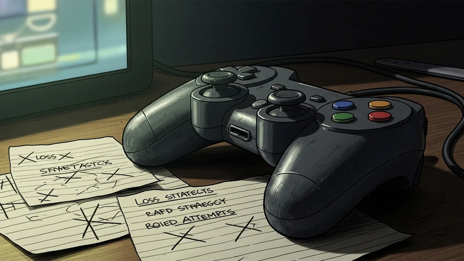 ゲームにおける負けと継続行動をAIの考察で比較する記事のサムネイル