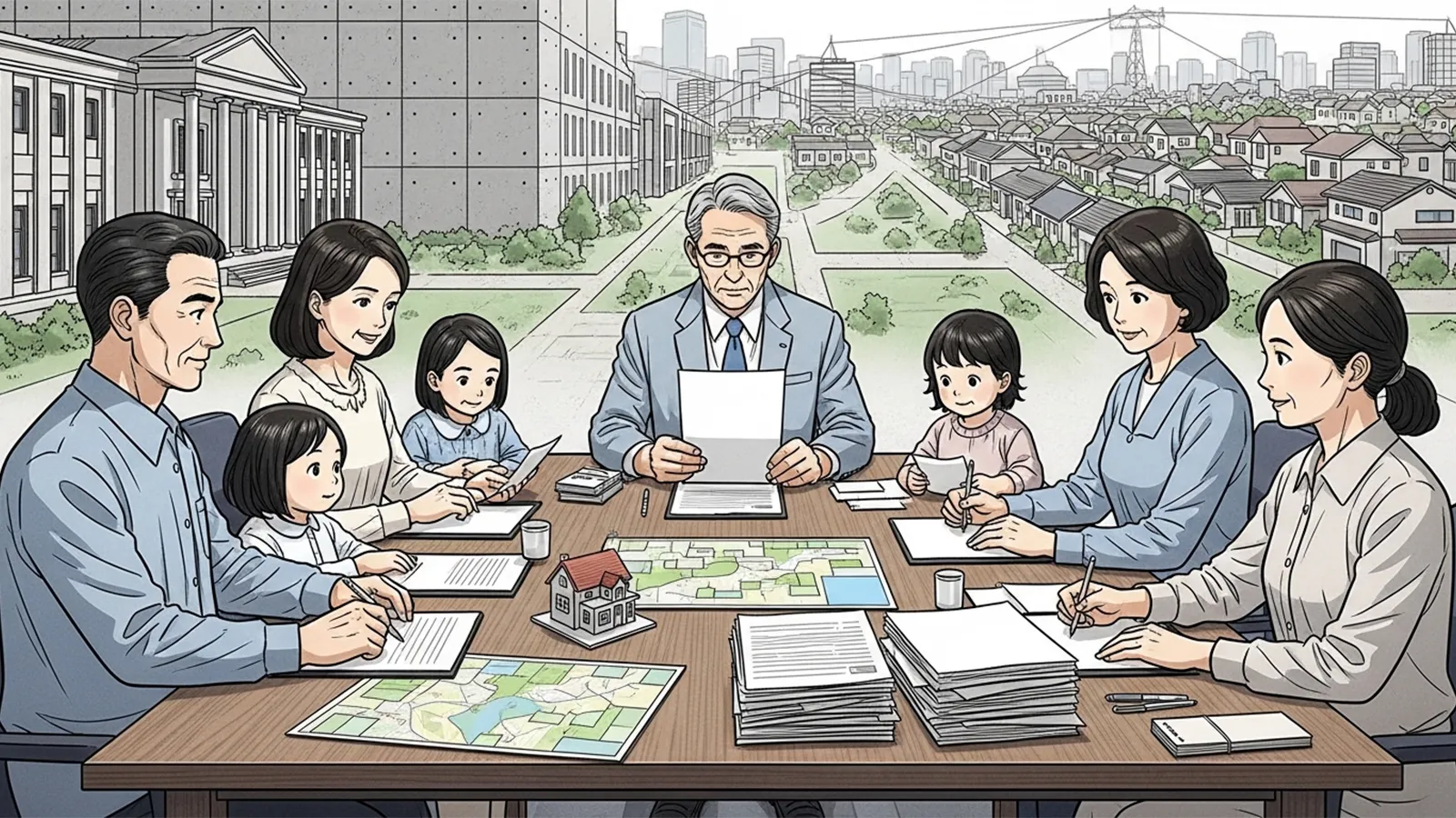 相続制度の構造をAIの考察で比較する社会と家族と資産移転のサムネイル