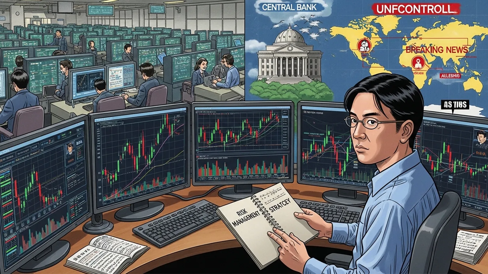 投資は努力で勝てるのかをAIの考察で比較する記事のサムネイル