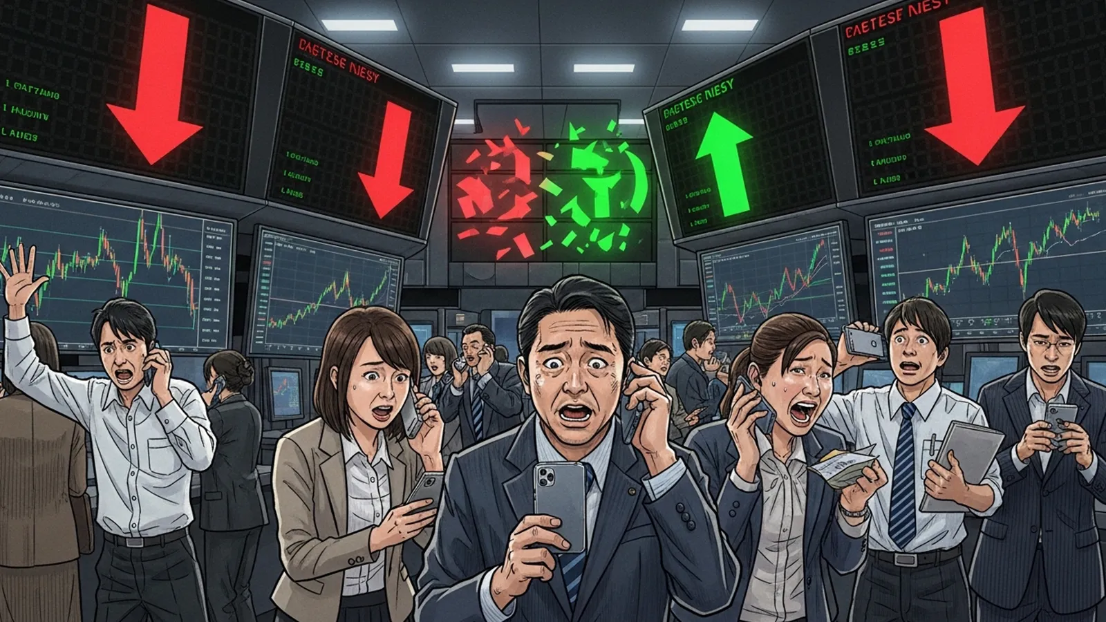 市場心理と投資行動と市場構造をAIの考察で比較する記事のサムネイル