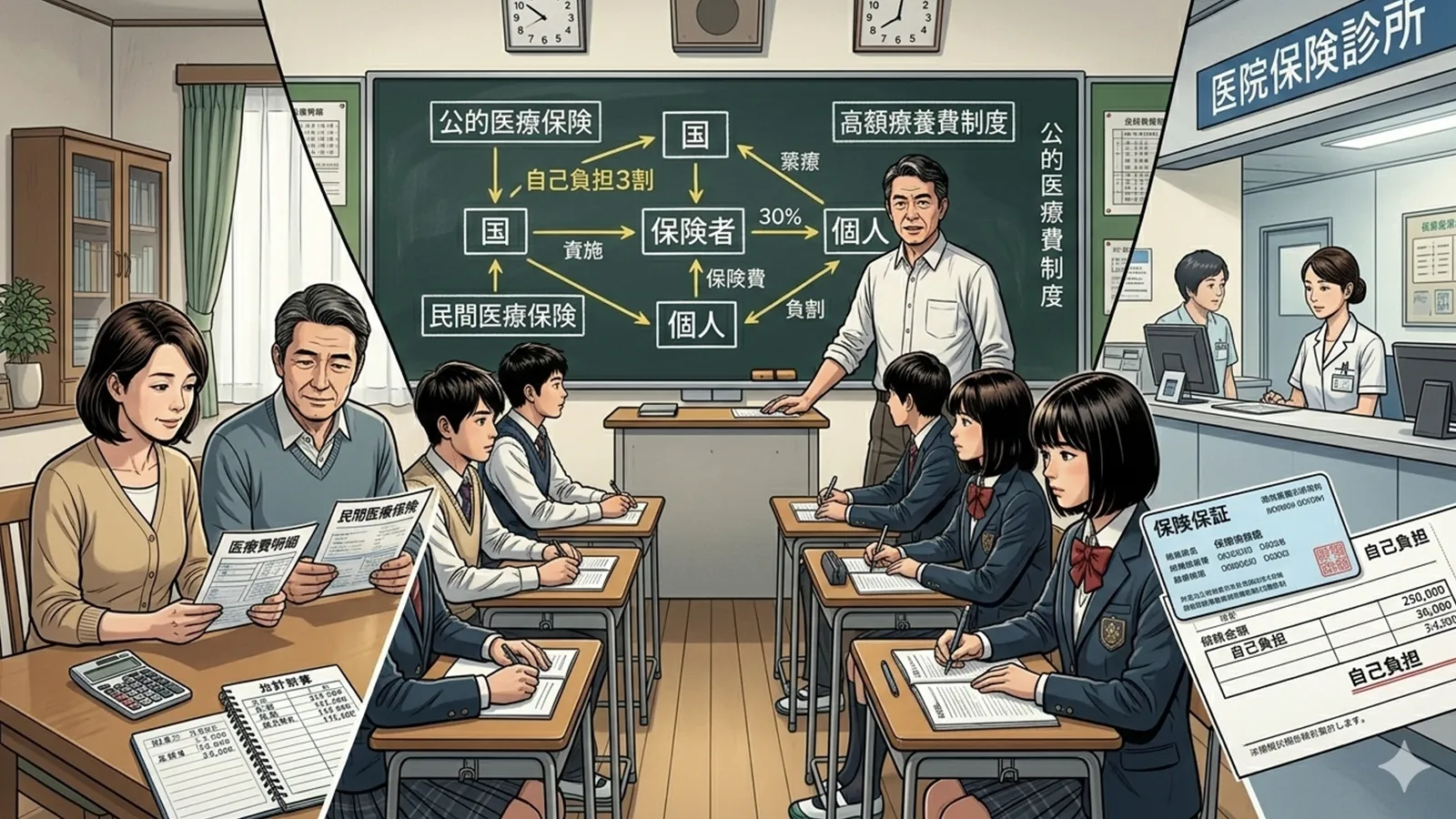 医療制度教育の必要性をAIの考察で比較する記事のサムネイル