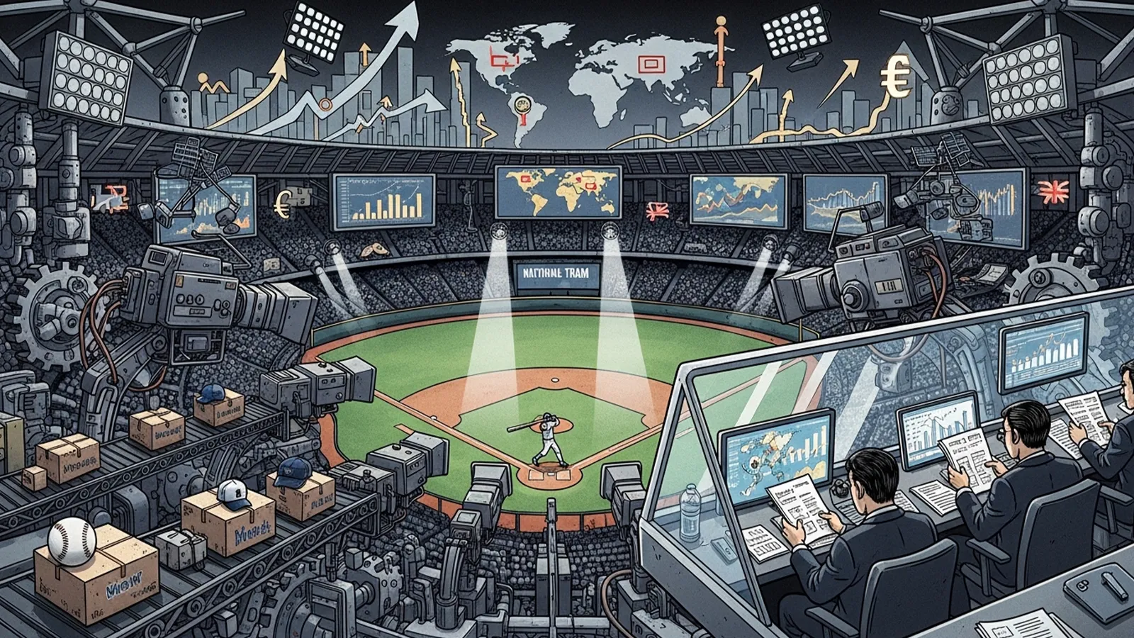 MLBとWBCの経済戦略をAIの考察で比較する記事のサムネイル