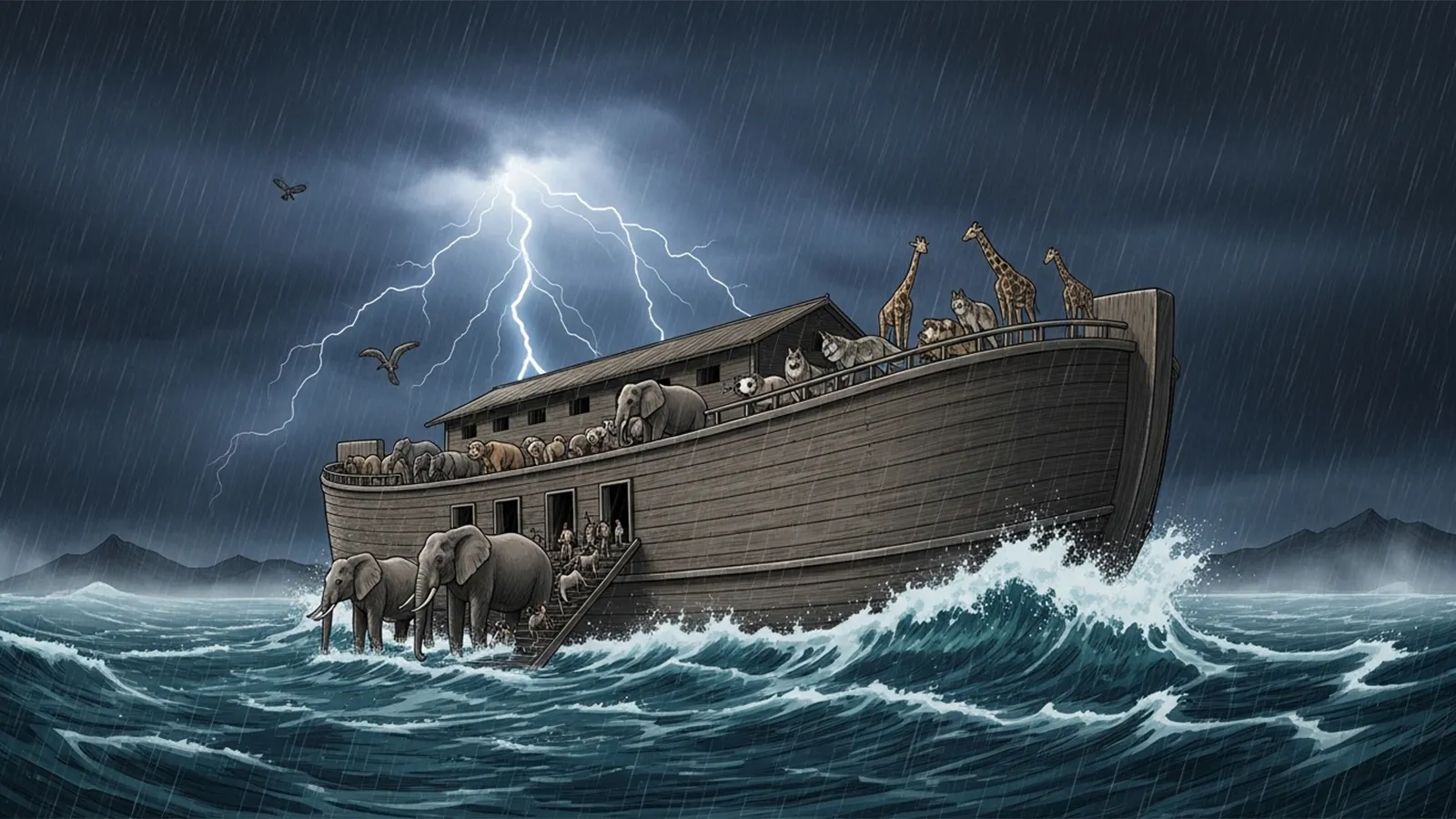 ノアの方舟科学検証をAIの考察で比較する記事テーマのサムネイル