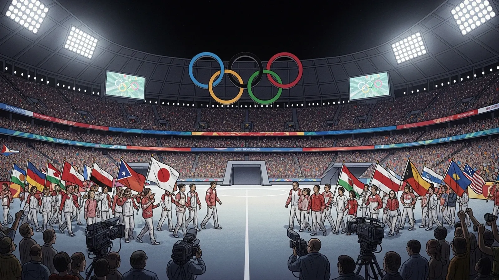 オリンピックと平和構造をAIの考察で比較する記事のサムネイル