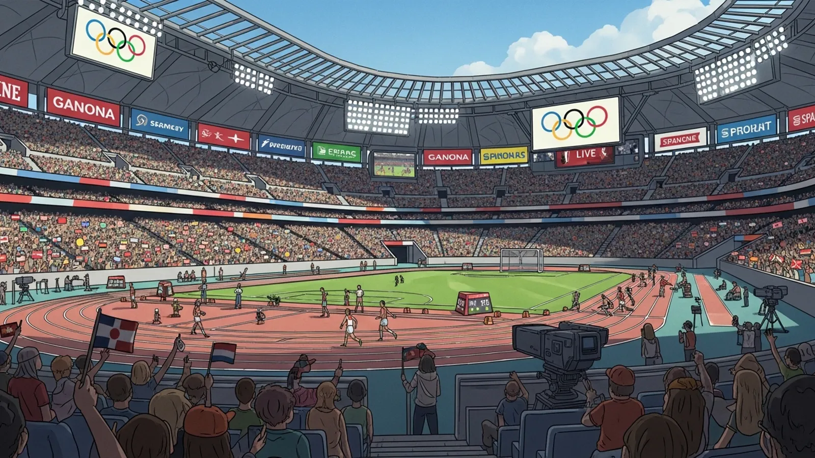 オリンピックと広告関係をAIの考察で比較する記事のサムネイル