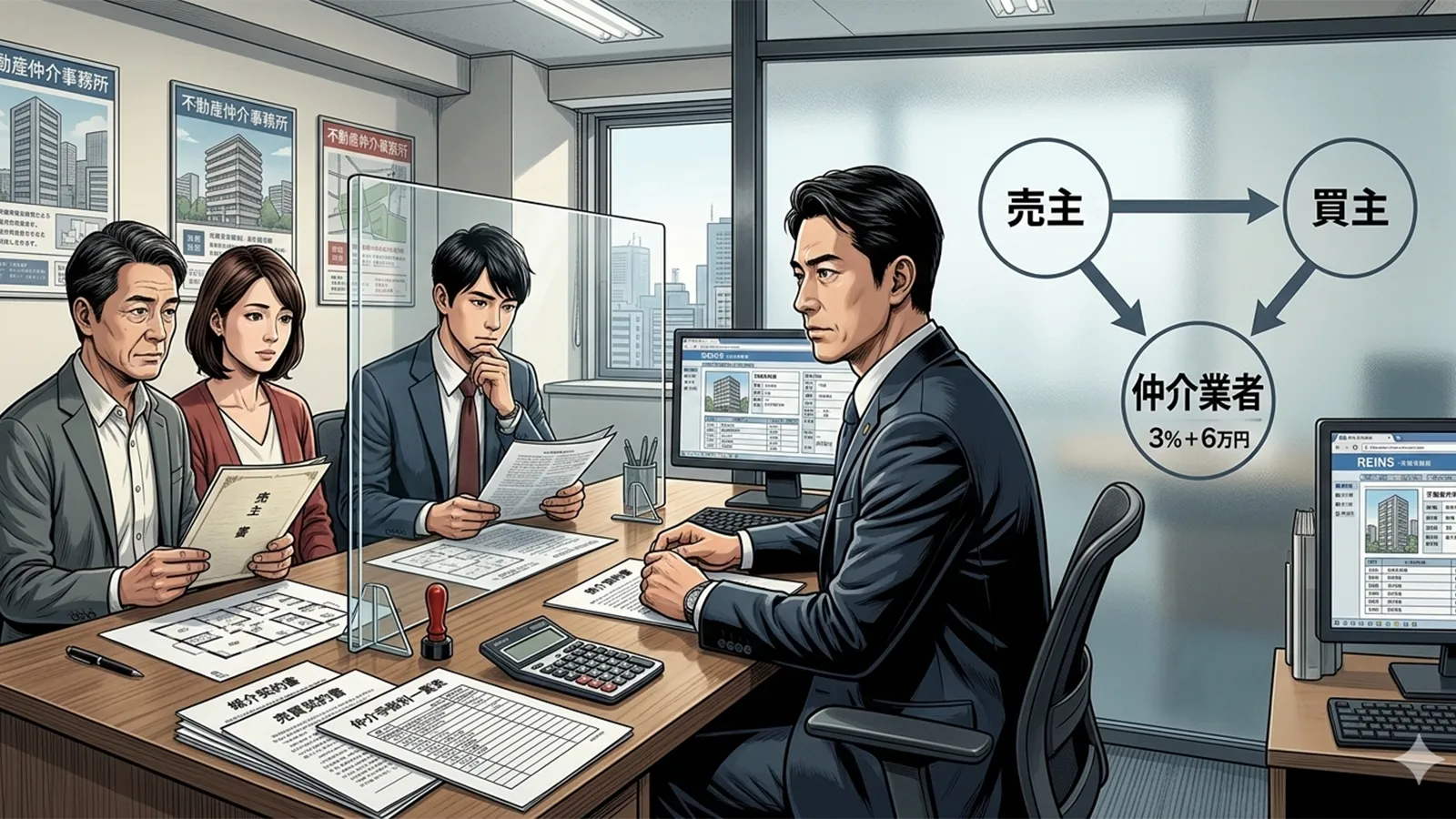 両手仲介の効率化と利益相反をAIの考察で比較する記事のサムネイル