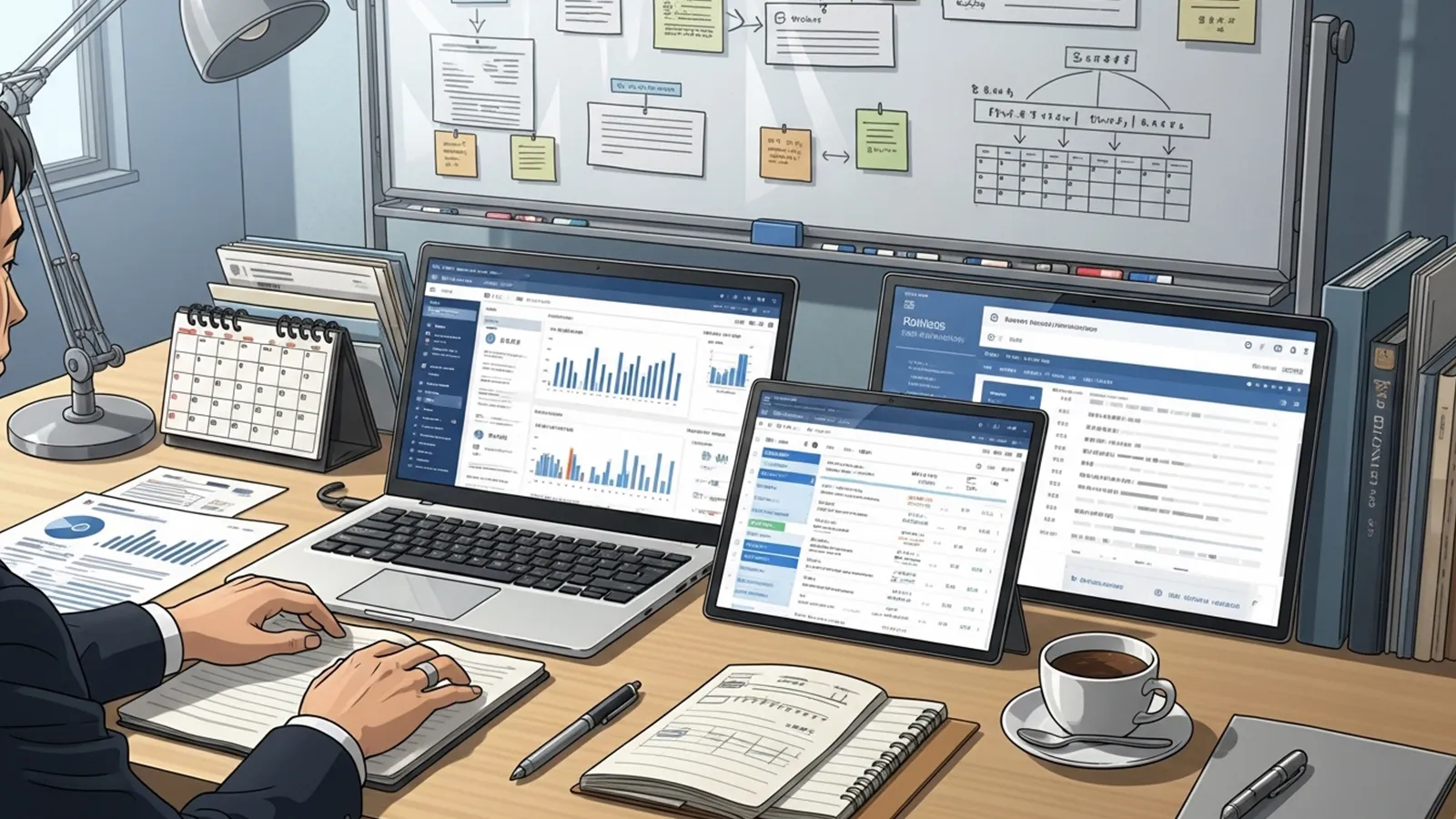 副業がキャリア分散か強化かをAIの考察で比較する記事のサムネイル