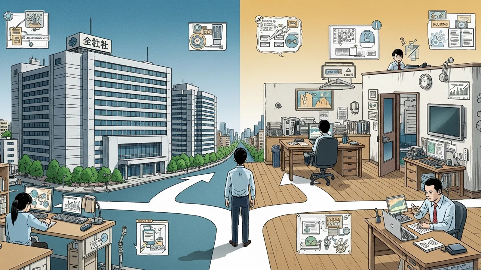 副業と雇用責任構造関係をAIの考察で比較する記事のサムネイル