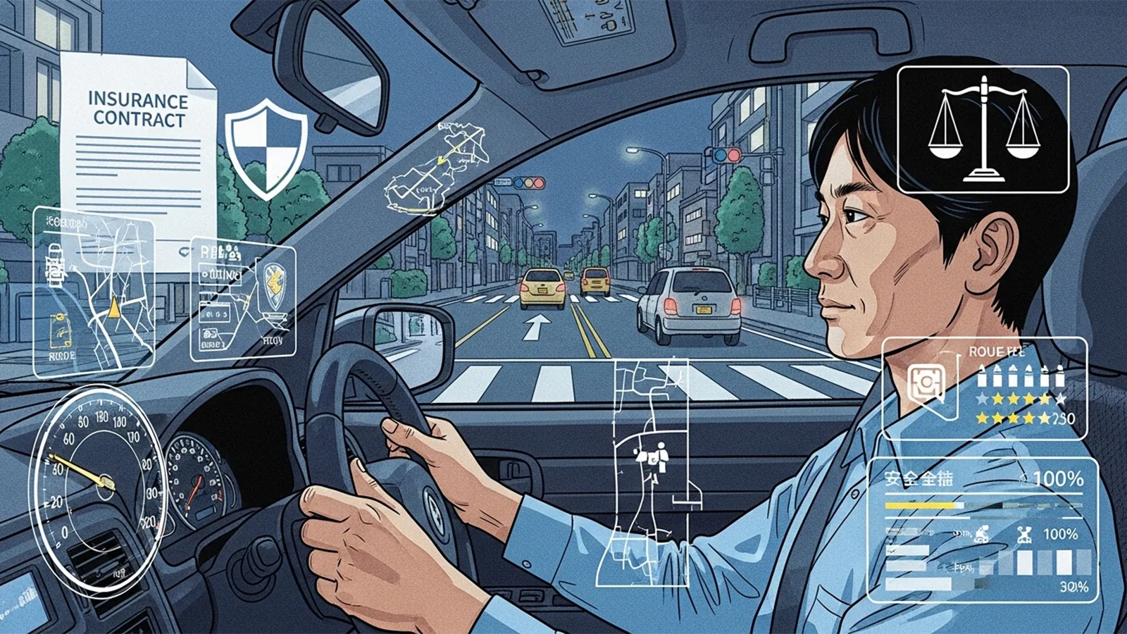 テレマティクス保険の公平性をAIの考察で比較する記事のサムネイル