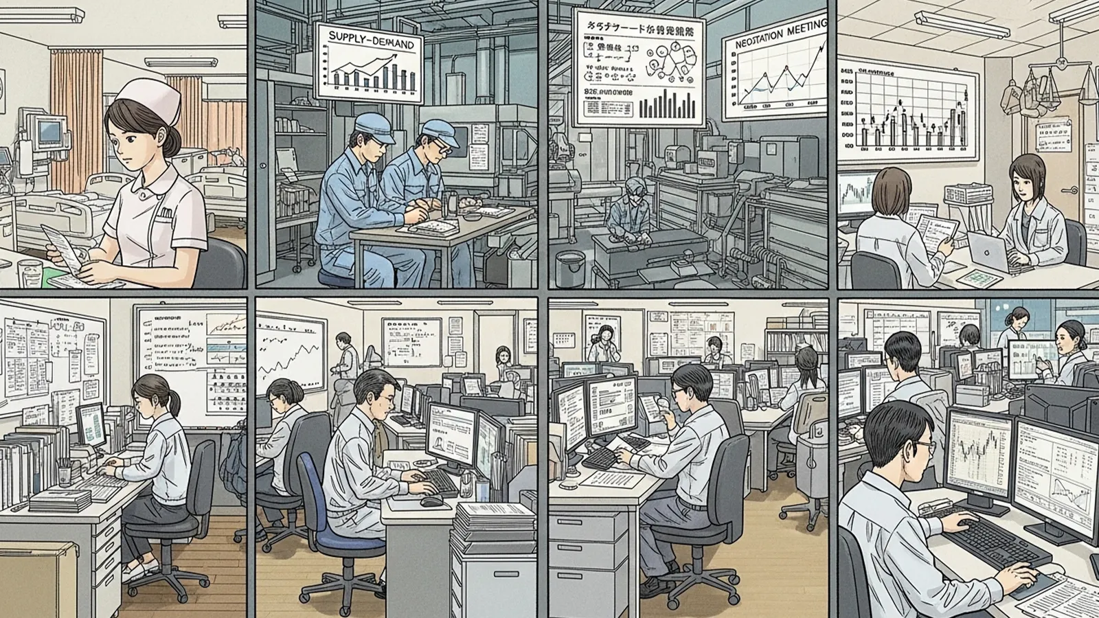 賃金と労働価値の関係を社会構造視点でAI考察比較する記事のサムネイル