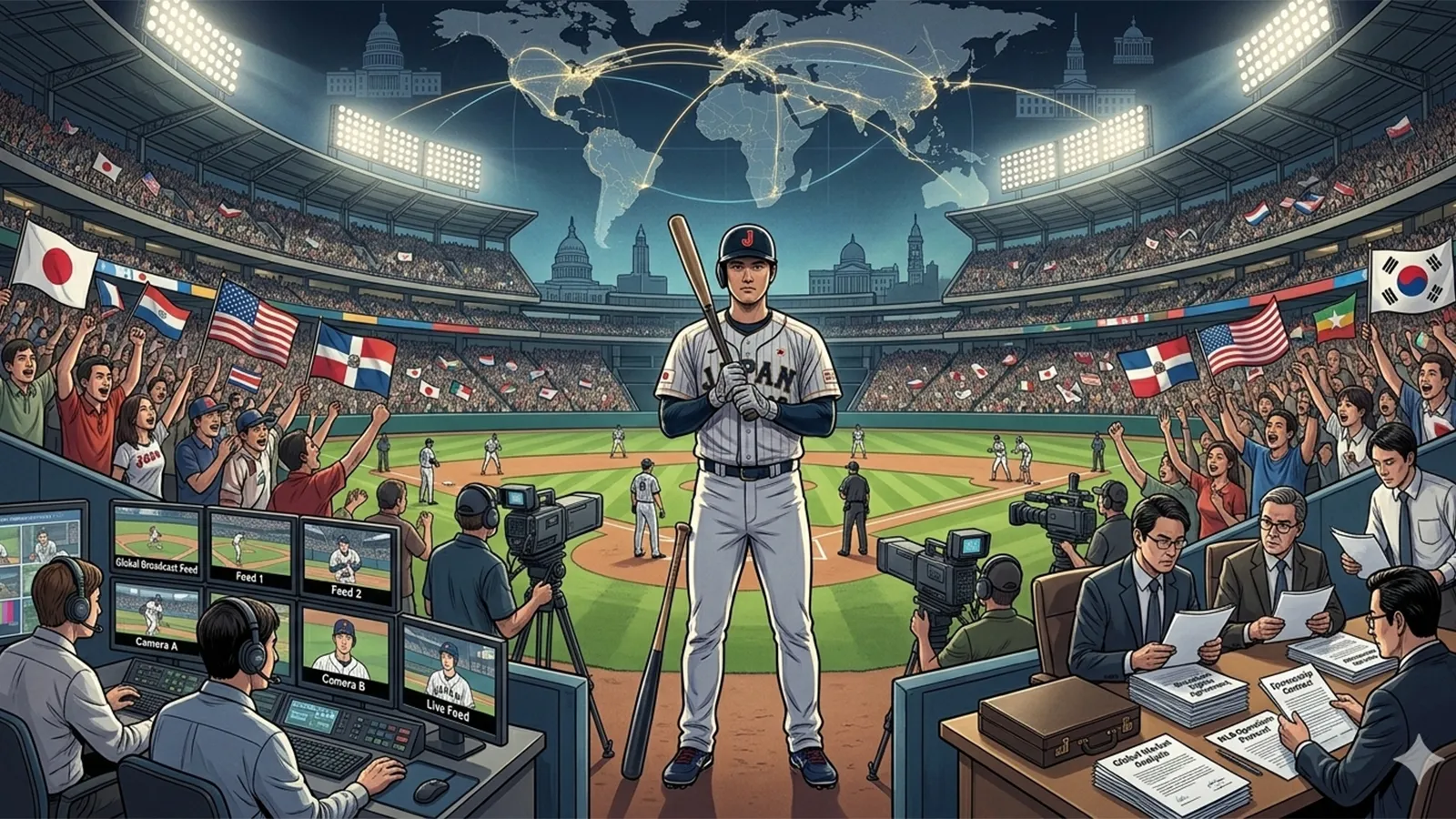 WBCのソフトパワー構造をAIの考察で比較する記事のサムネイル