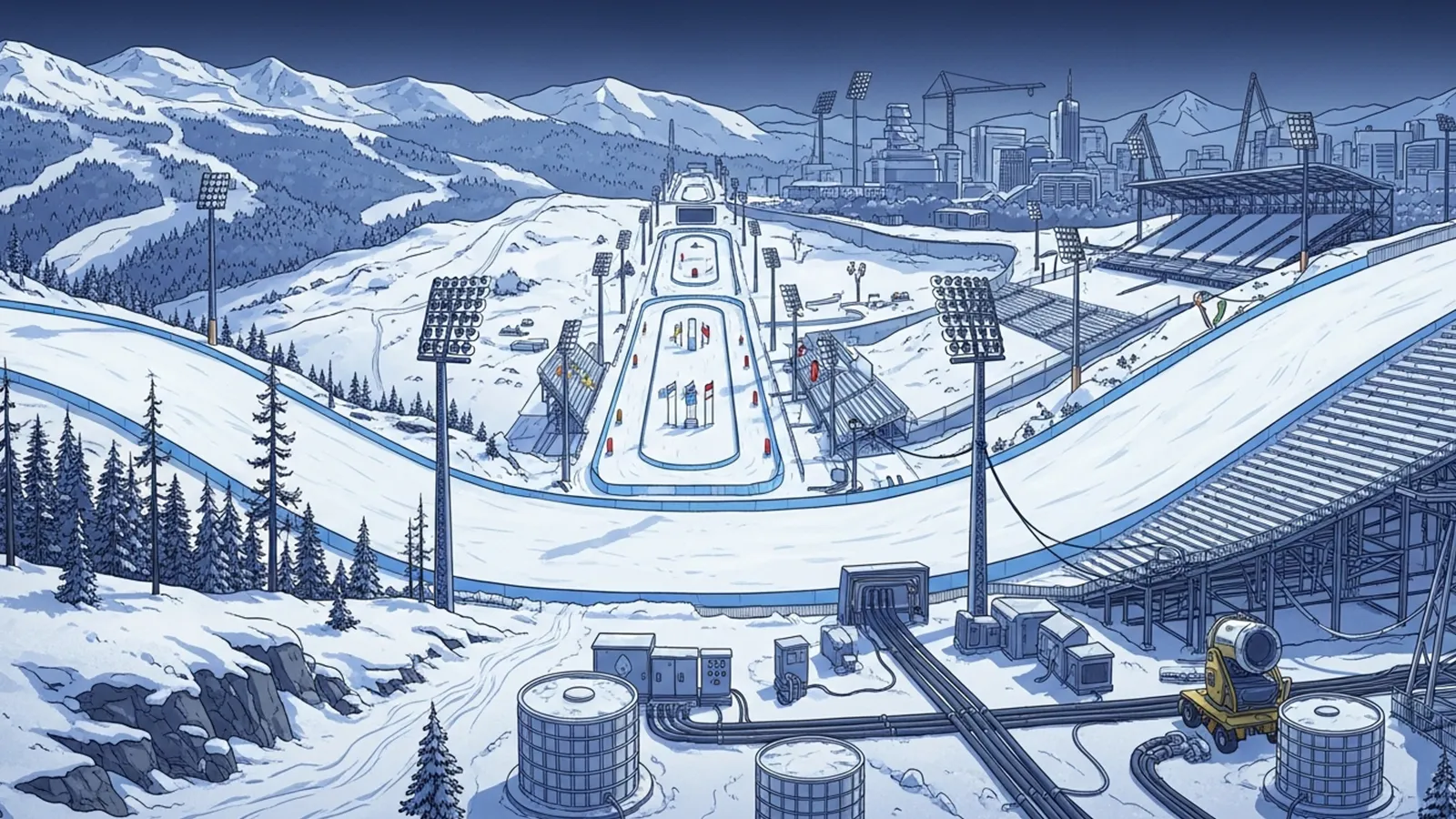 人工雪と冬季五輪の成立条件をAIの考察で比較する記事のサムネイル