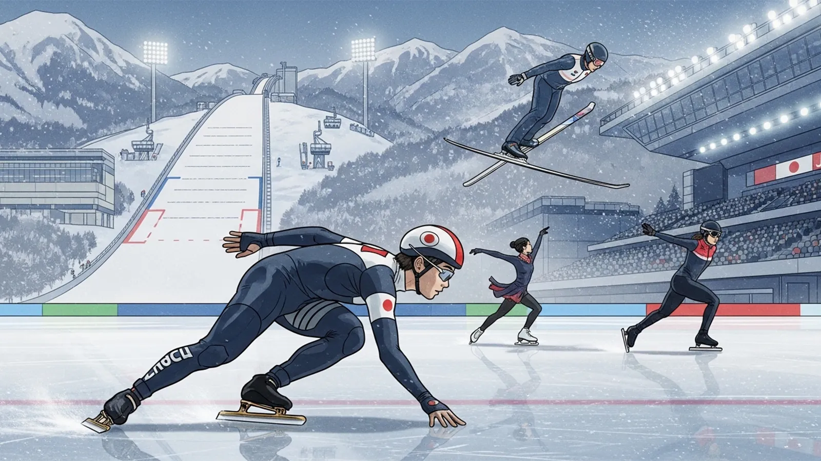 日本の冬季五輪の強さの構造分析をAI考察比較する記事のサムネイル