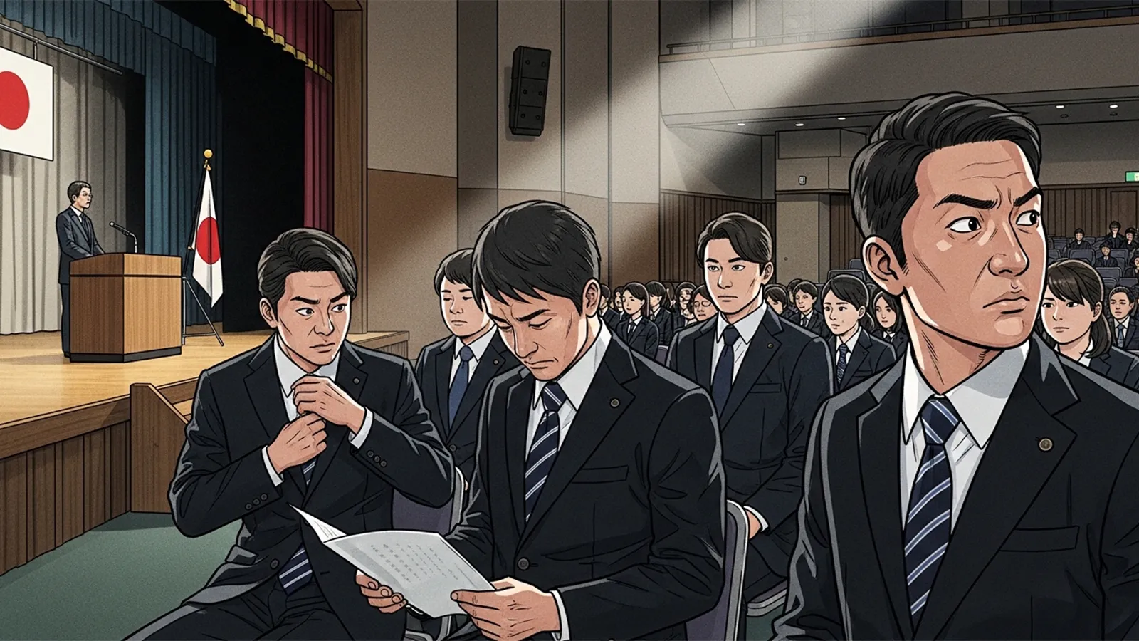 新卒一括採用制度をAIの考察で比較する記事のサムネイル