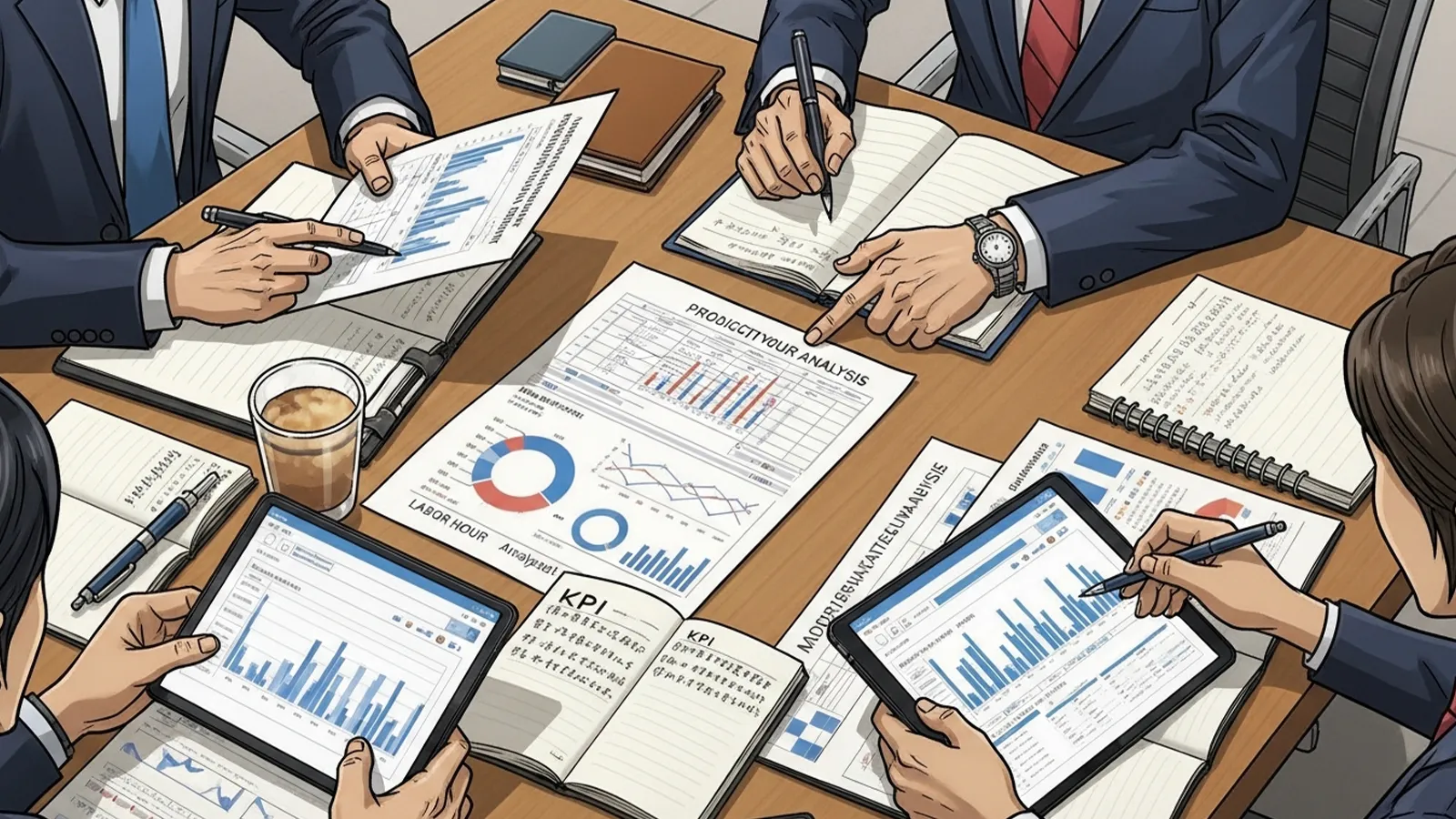 労働時間と生産性の構造関係をAIの考察で比較する記事のサムネイル