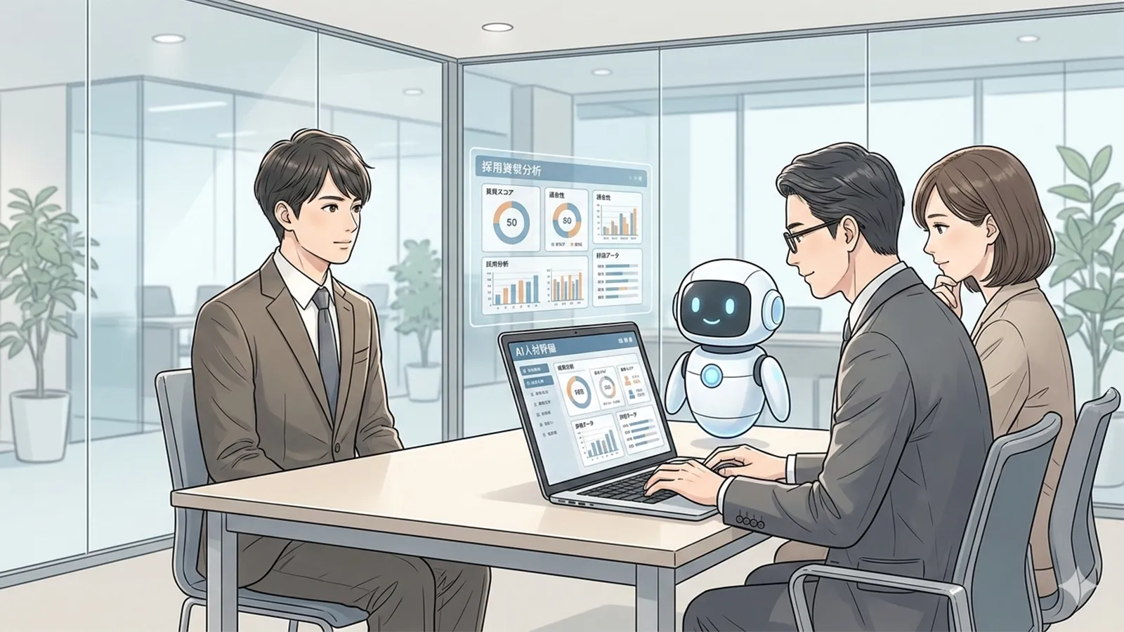 AIによる人材評価の公平性と偏見をAIの考察で比較する記事のサムネイル