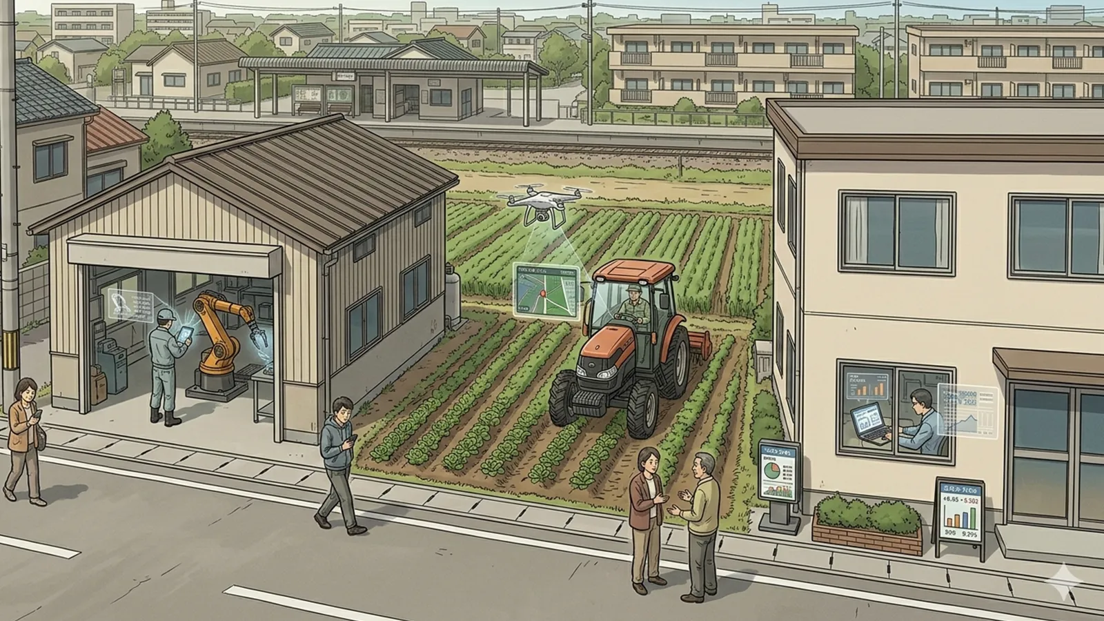 AIが地域雇用構造をどう変えるかを考察で比較する記事のサムネイル