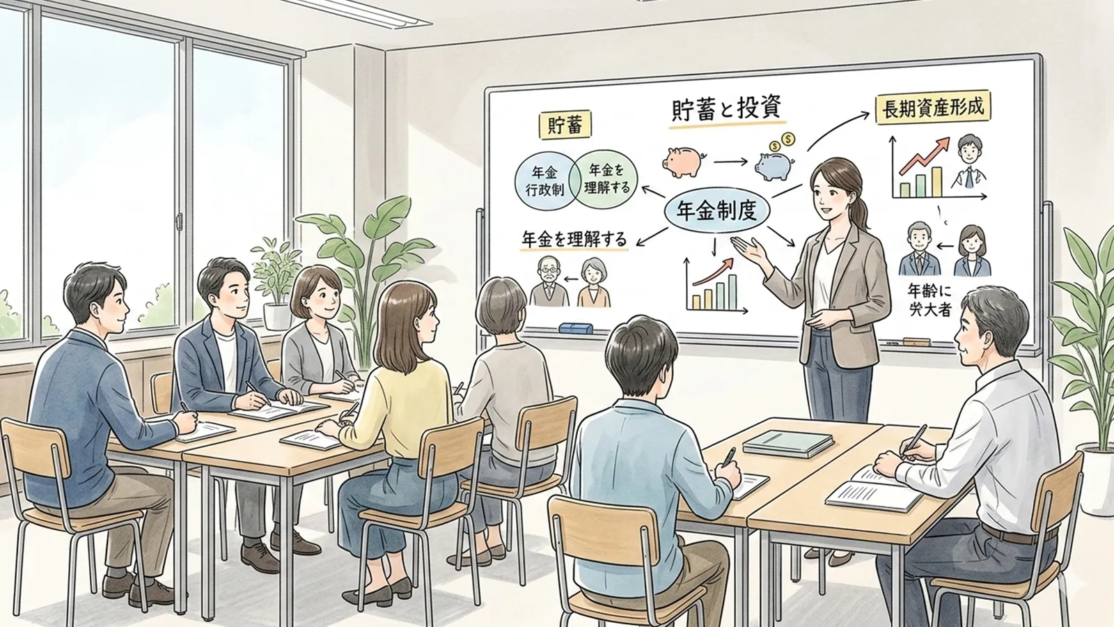 資産形成教育と社会保障の関係をAIの考察で比較する記事のサムネイル