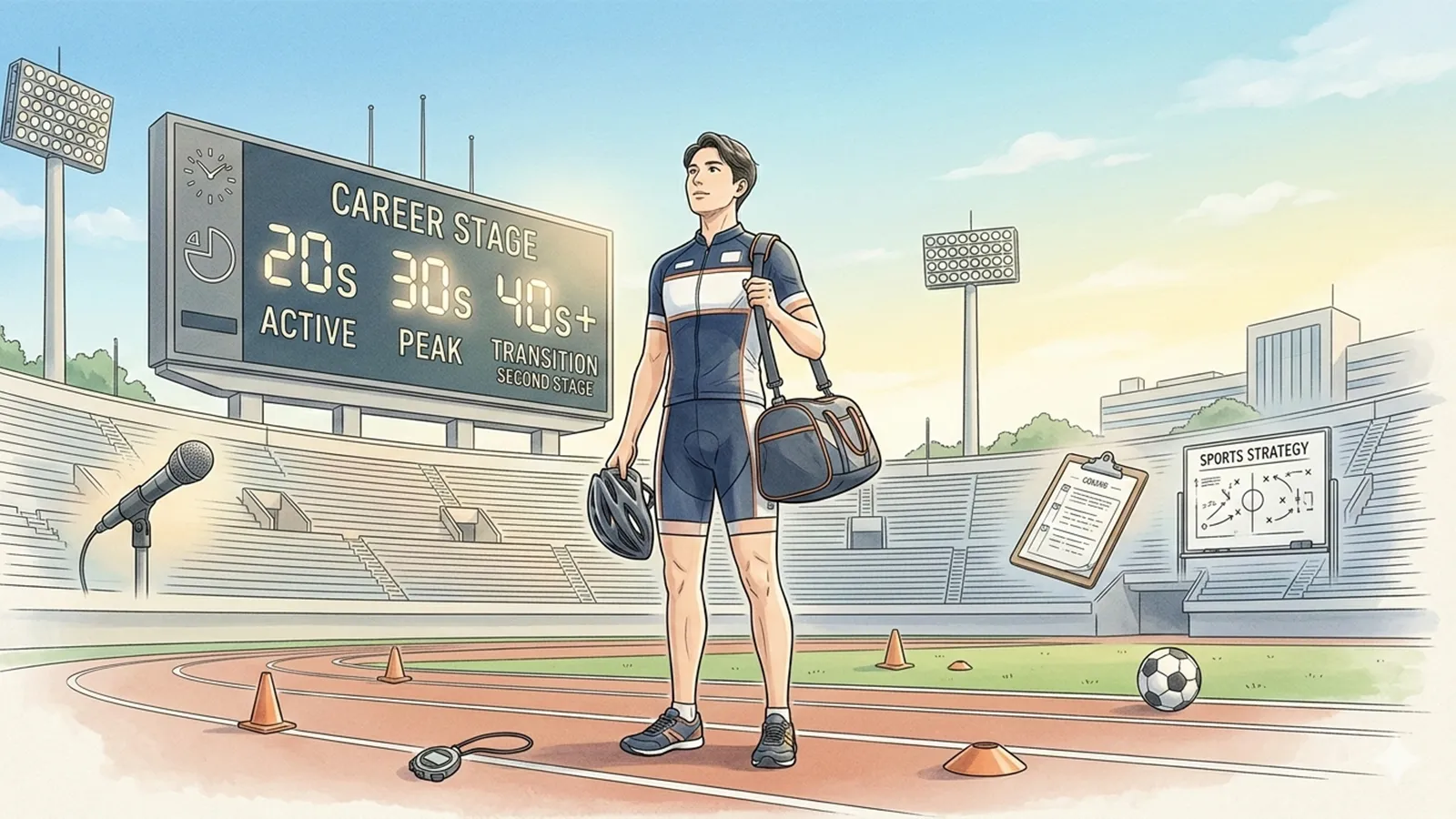 アスリートキャリアと一般キャリアの違いをAIの考察で比較する記事のサムネイル