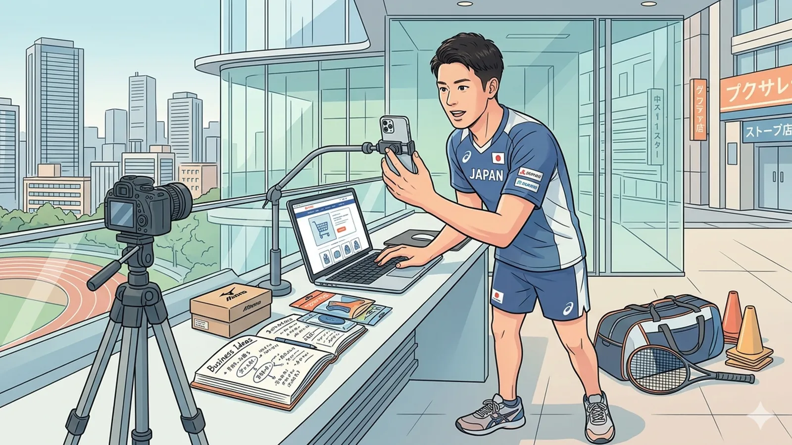 プロスポーツ選手のセカンドキャリア構造をAIの考察で比較する記事のサムネイル