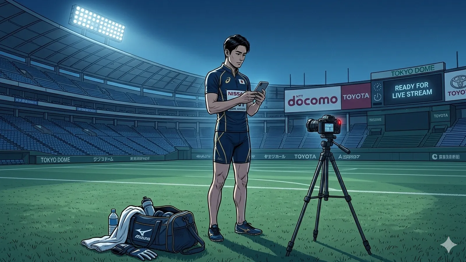 アスリートのSNS活動の位置付けをAIの考察で比較する記事のサムネイル