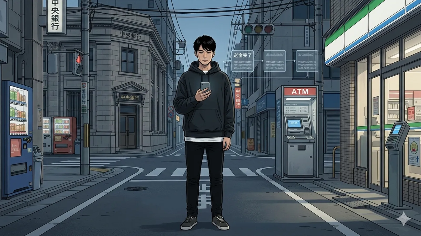 ブロックチェーンが通貨の信頼をどう変えるかをAIの考察で比較する記事のサムネイル