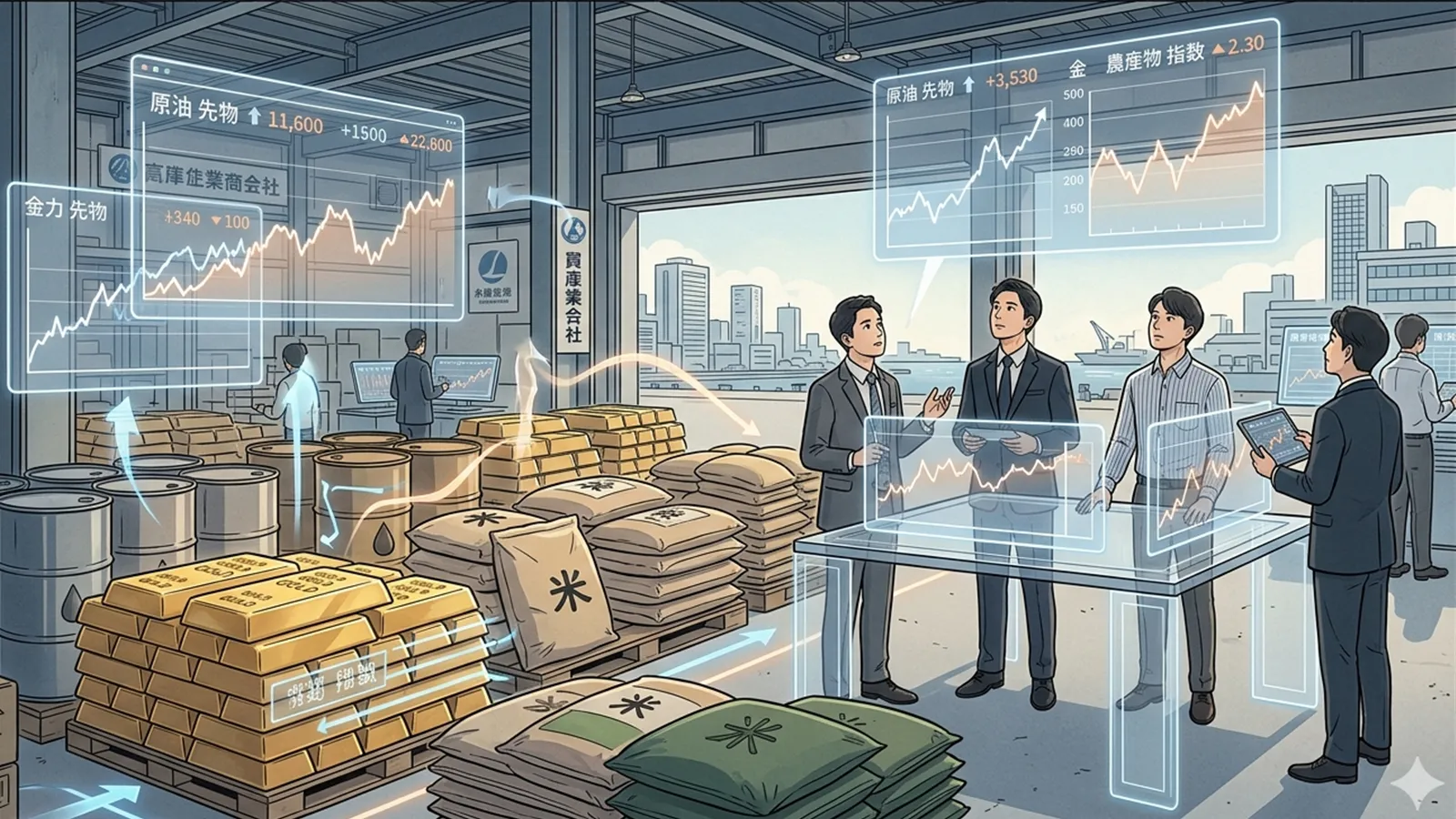 投機資金が商品市場に与える影響をAIの考察で比較する記事のサムネイル