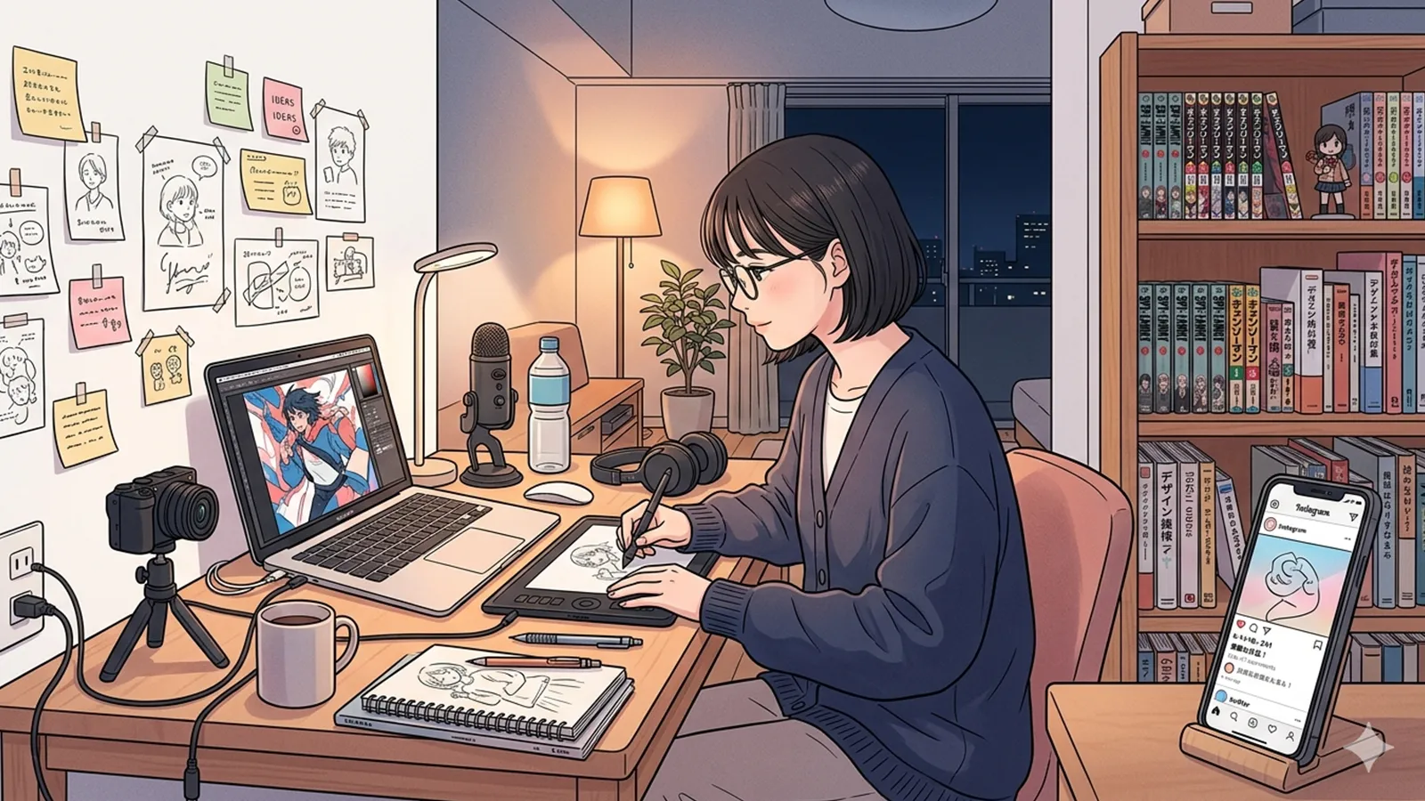 クリエイターの副業化と創作自由度の関係をAIの考察で比較する記事のサムネイル