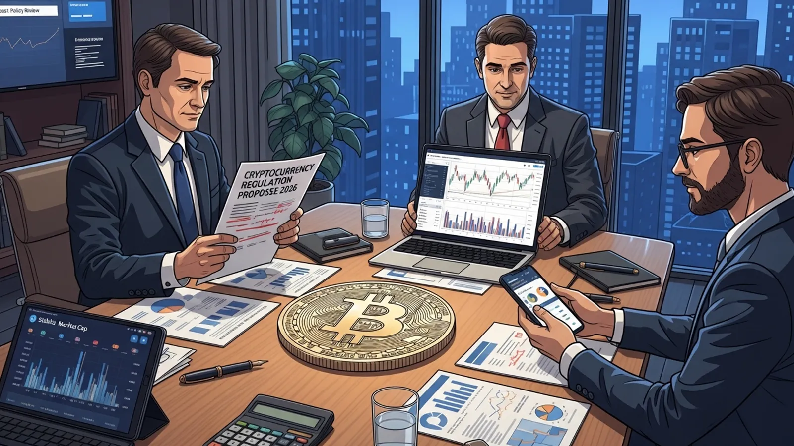 暗号資産規制の必要性をAIの考察で比較する記事のサムネイル