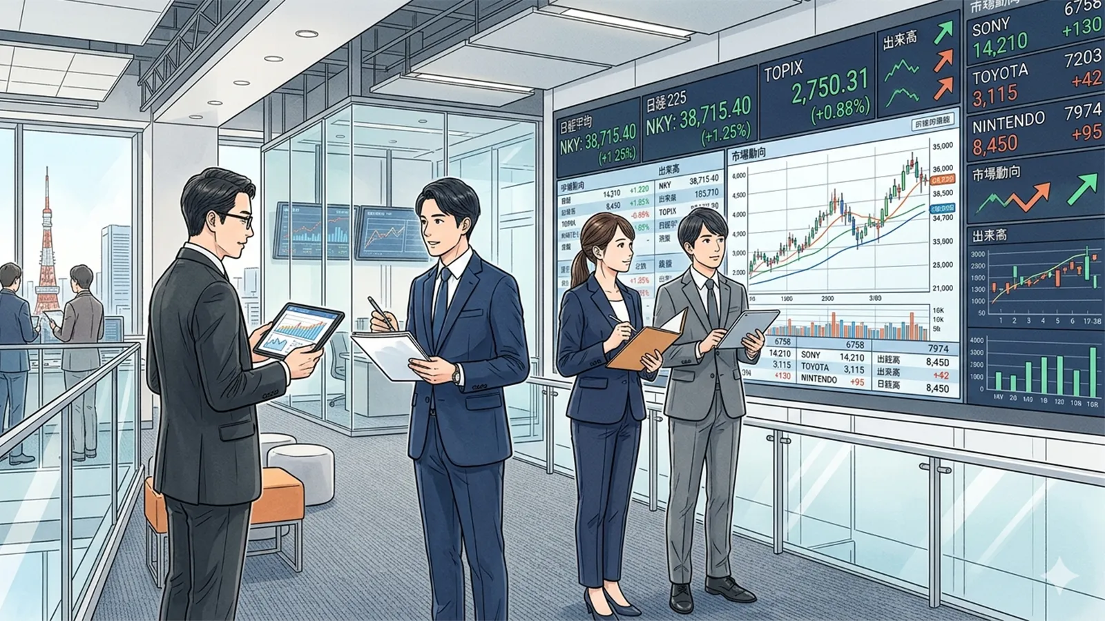 投資市場におけるデータ提供企業の役割をAIの考察で比較する記事のサムネイル