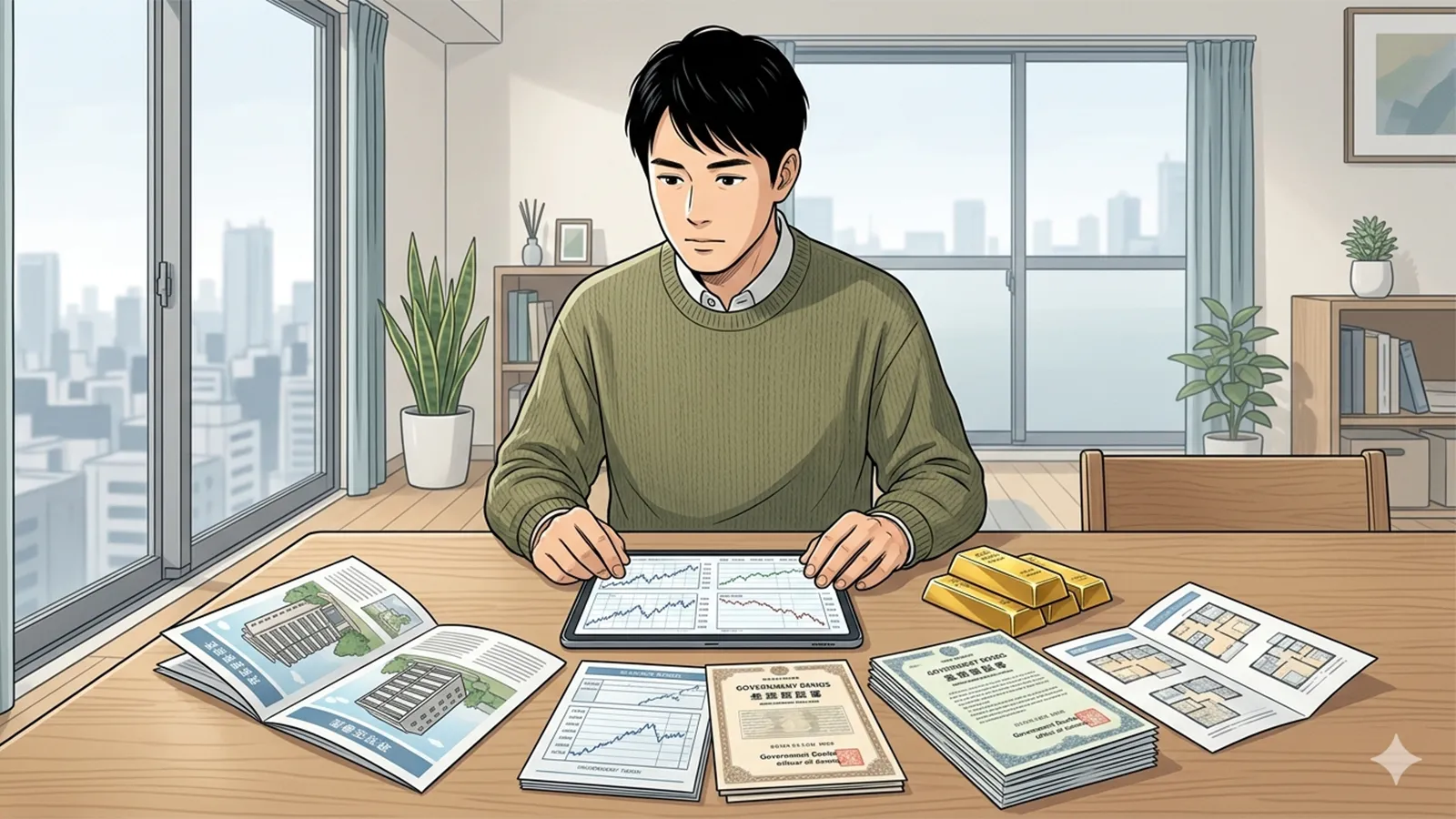 分散投資とリスク構造の関係をAIの考察で比較する記事のサムネイル