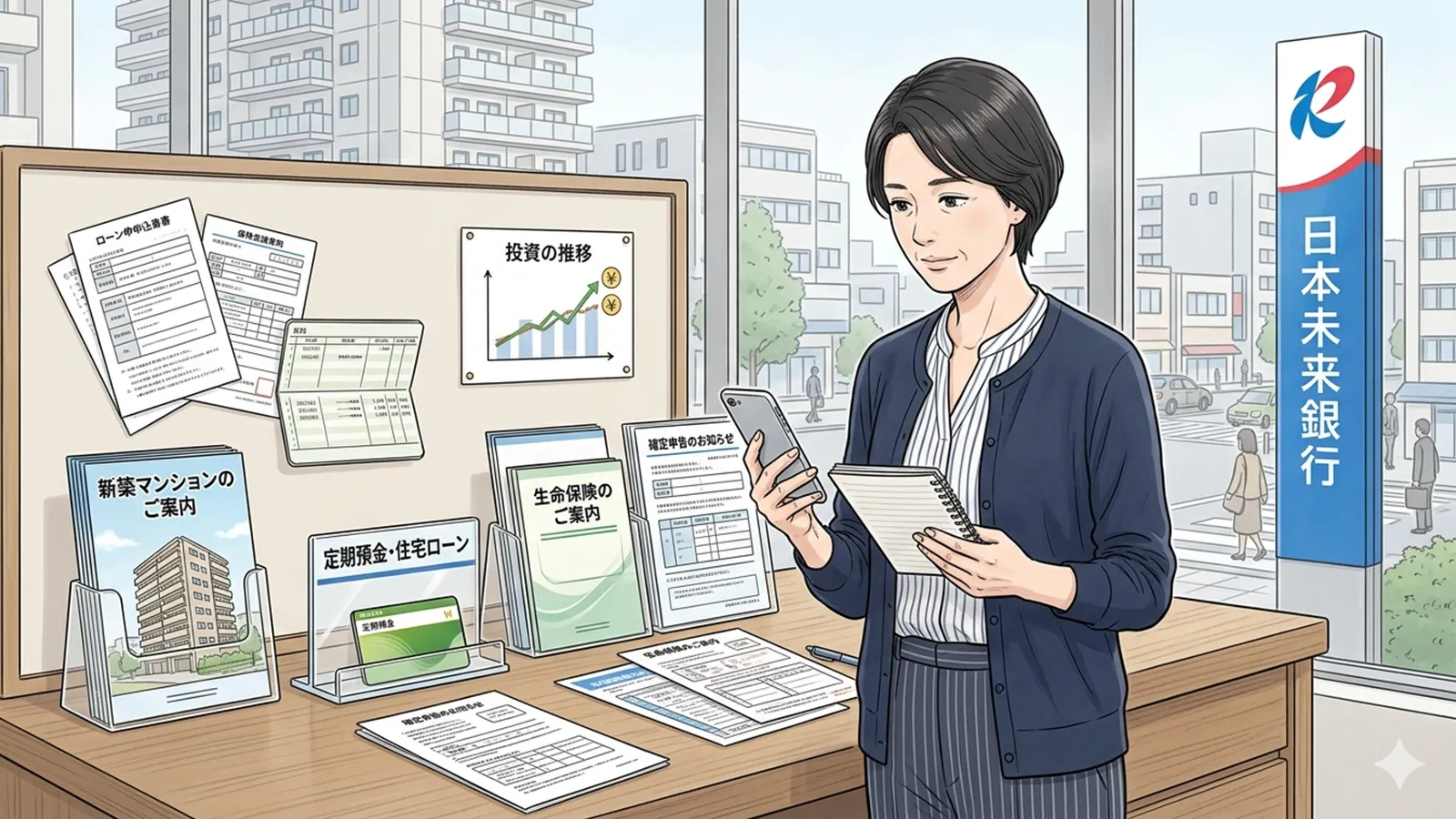 金融リテラシーと人生格差の関係をAIの考察で比較する記事のサムネイル