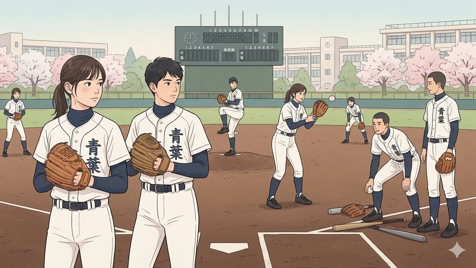 高校野球のジェンダー問題をAIの考察で比較する記事のサムネイル