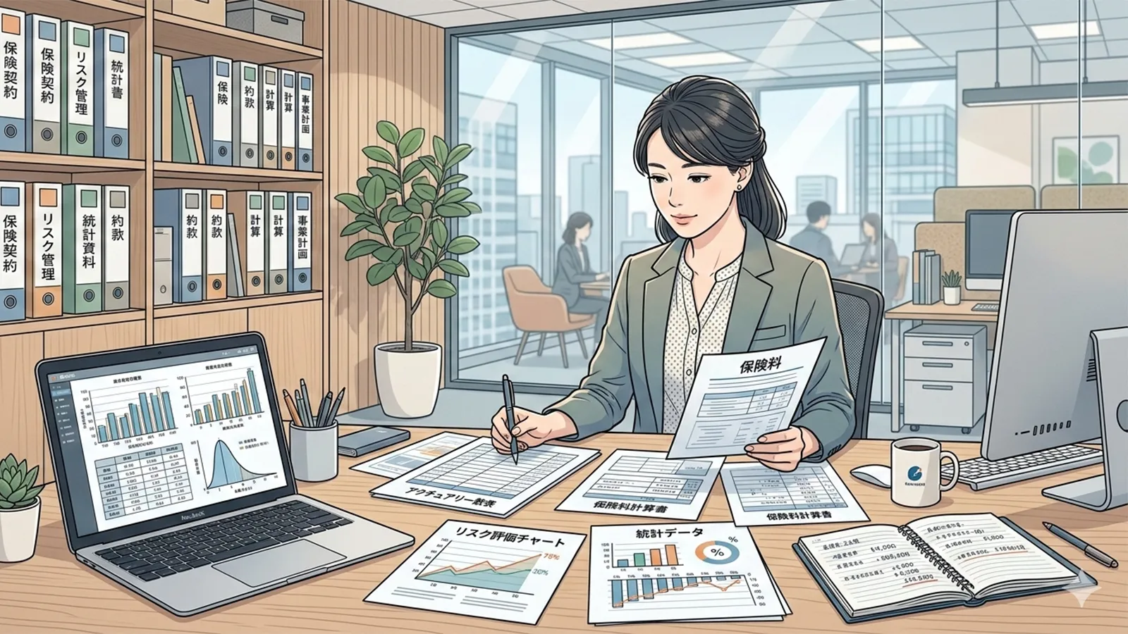 保険料の算出の仕組みをAIの考察で比較する記事のサムネイル