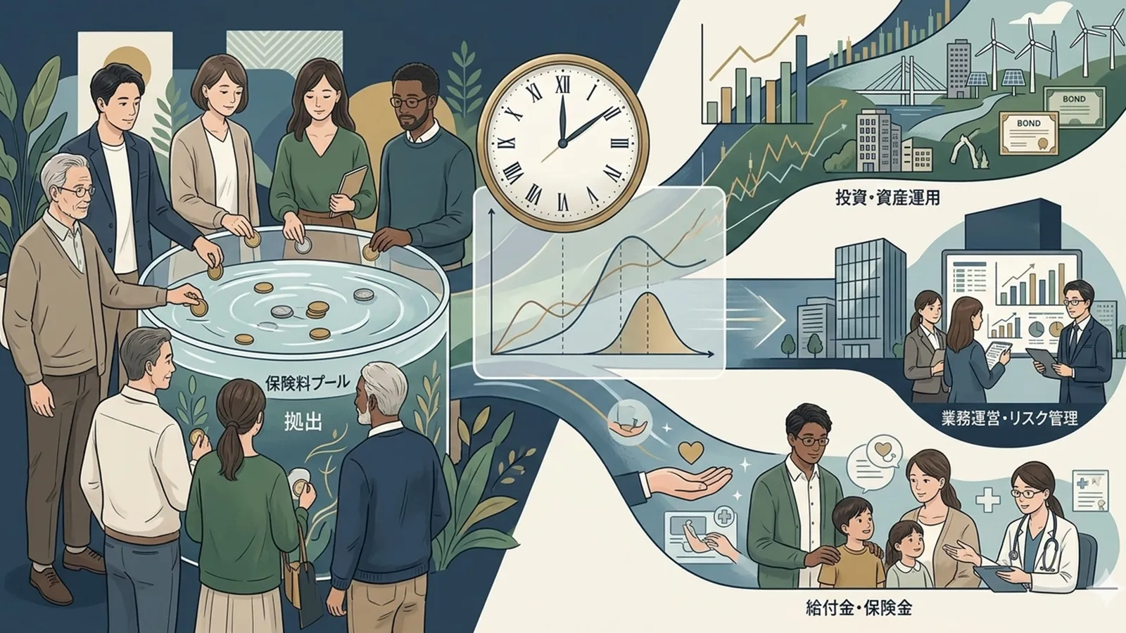 保険会社の利益構造をAIの考察で比較する記事のサムネイル