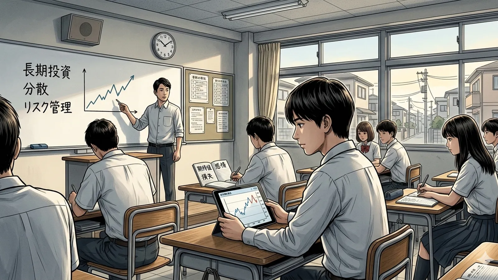 投資教育とギャンブル思考をAIの考察で比較する記事のサムネイル