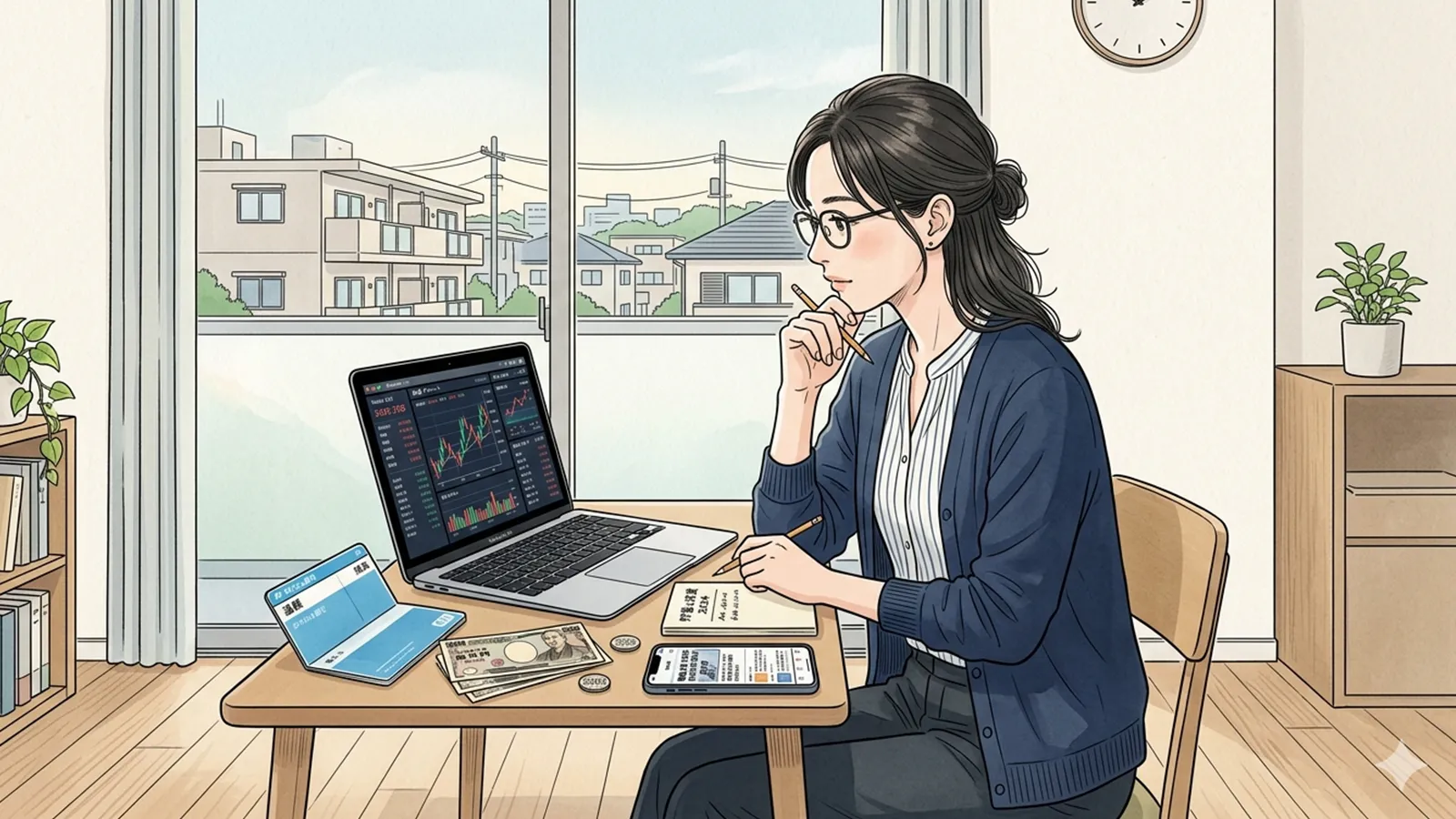 投資をしないことはリスクなのかをAIの考察で比較する記事のサムネイル