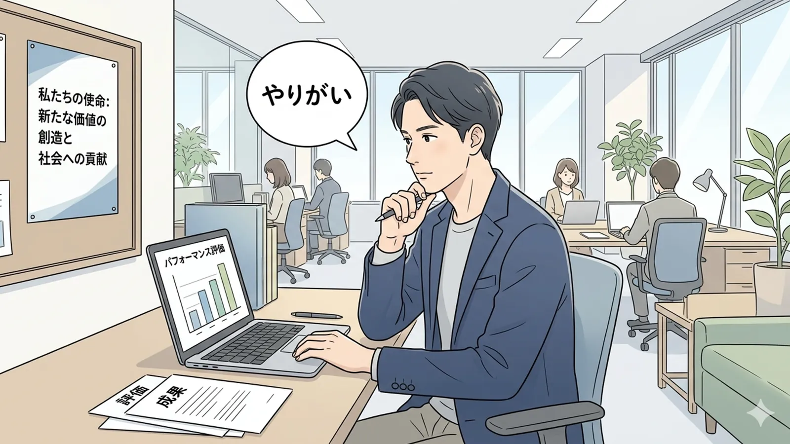 やりがいは働く動機か労働コスト調整かをAIの考察で比較する記事のサムネイル