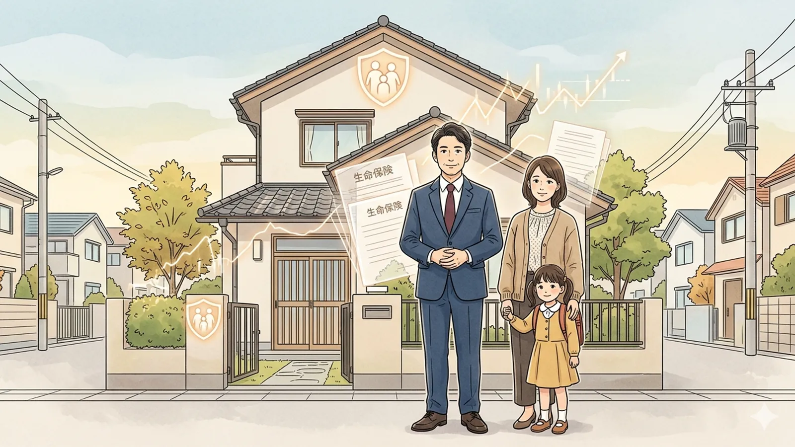 生命保険と家族モデルの関係をAIの考察で比較する記事のサムネイル