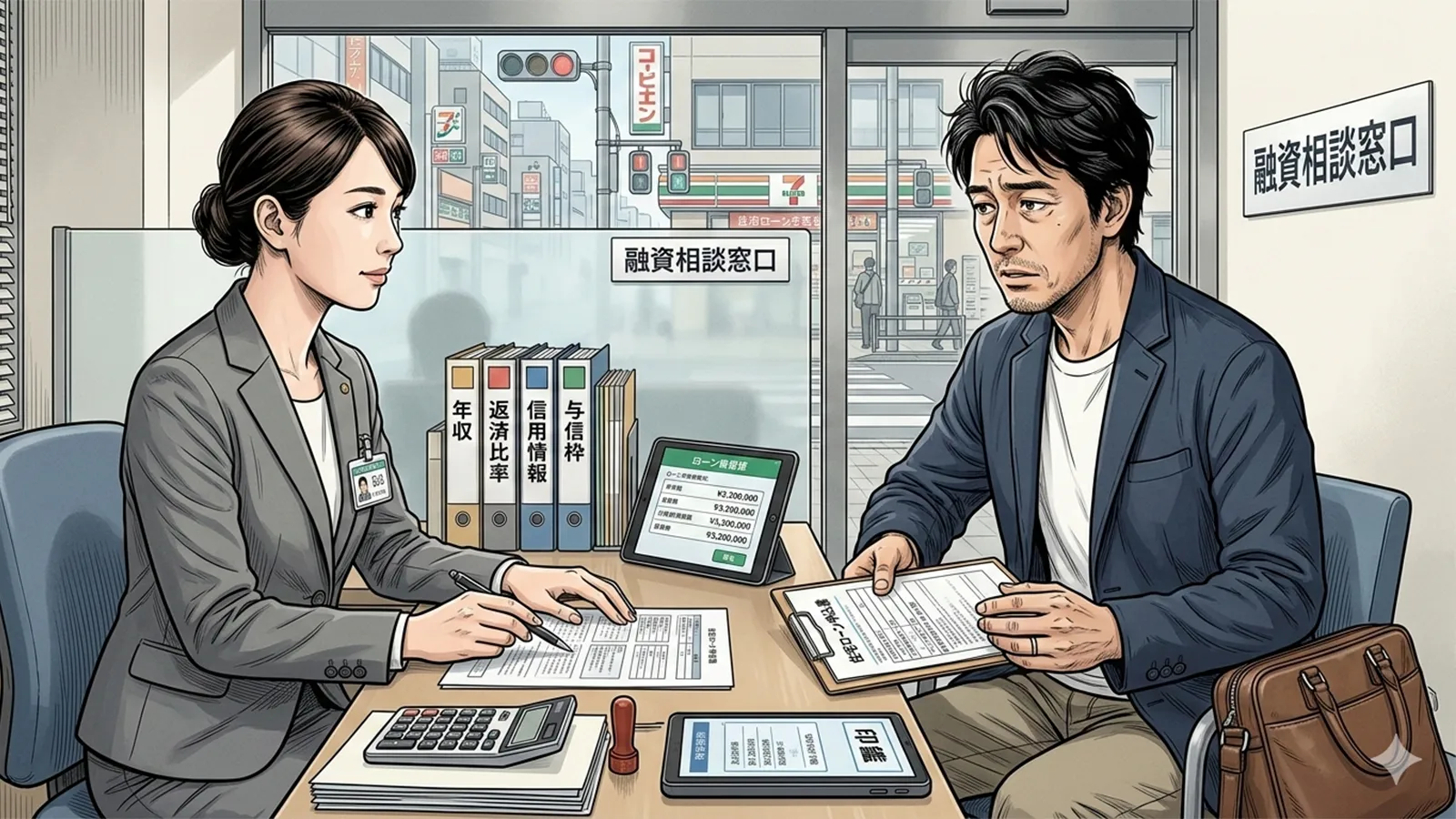 ローン与信枠の決定構造をAIの考察で比較する記事のサムネイル