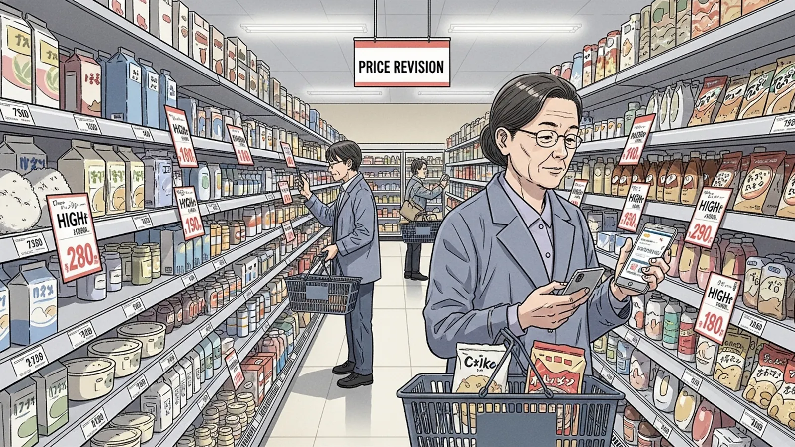 値上げが消費行動に与える影響をAIの考察で比較する記事のサムネイル