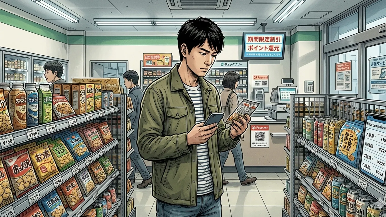 若年層の価格判断力をAIの考察で比較する記事のサムネイル