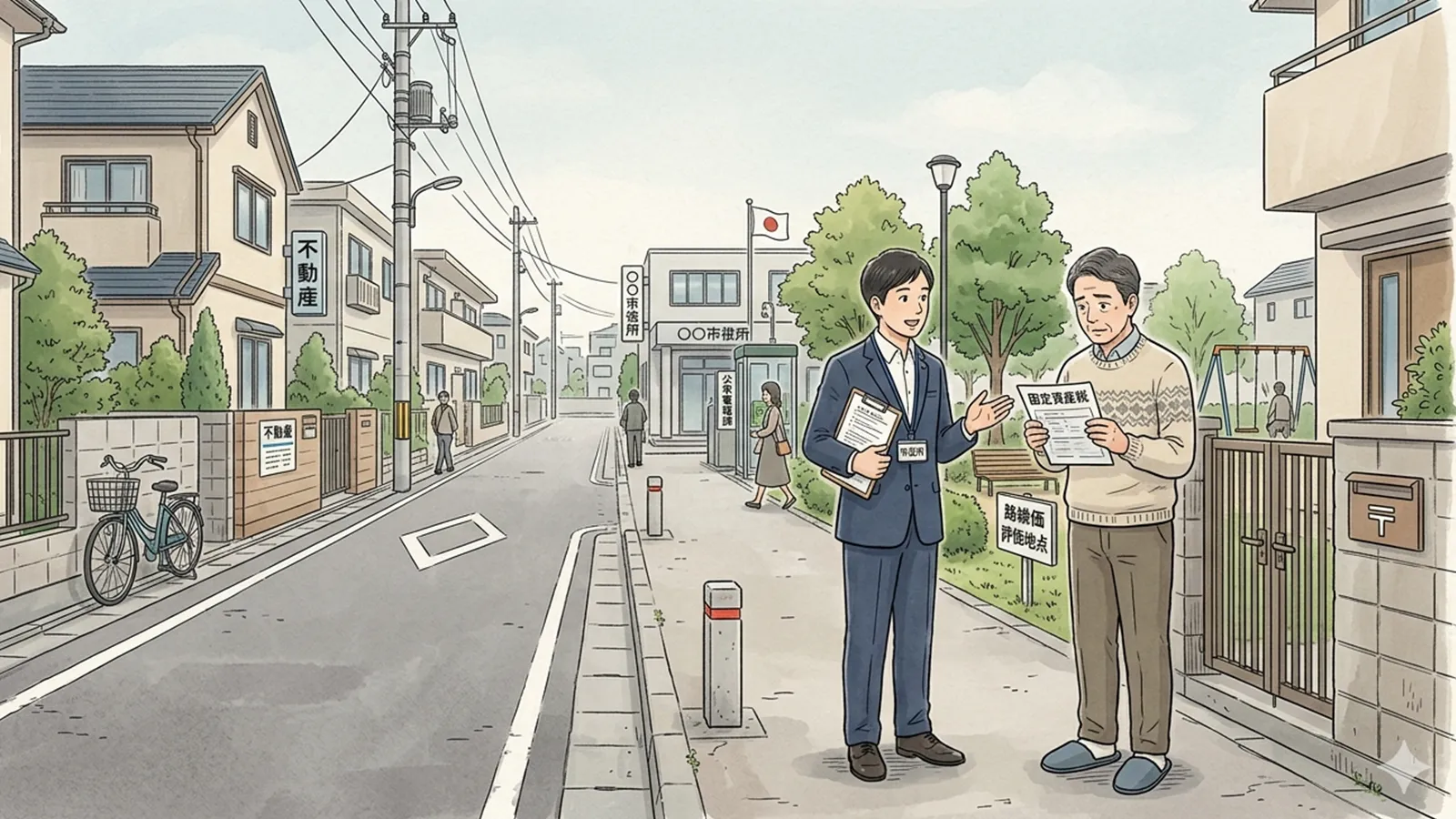 固定資産税の役割をAIの考察で比較整理する記事のサムネイル