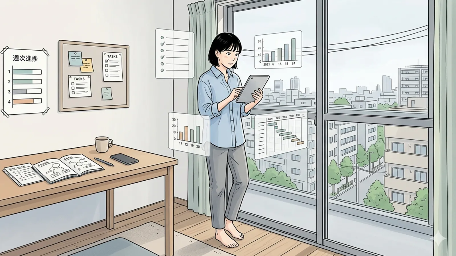 リモートワークの自由化と評価構造をAIの考察で比較する記事のサムネイル