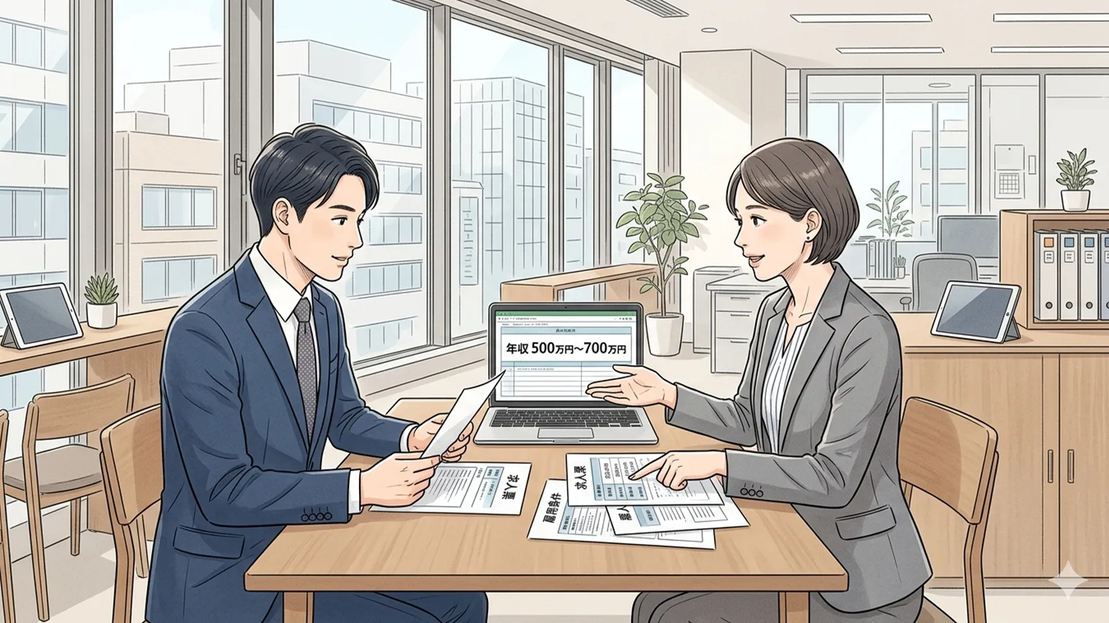 転職時の年収レンジ表示の意味をAIの考察で比較する記事のサムネイル