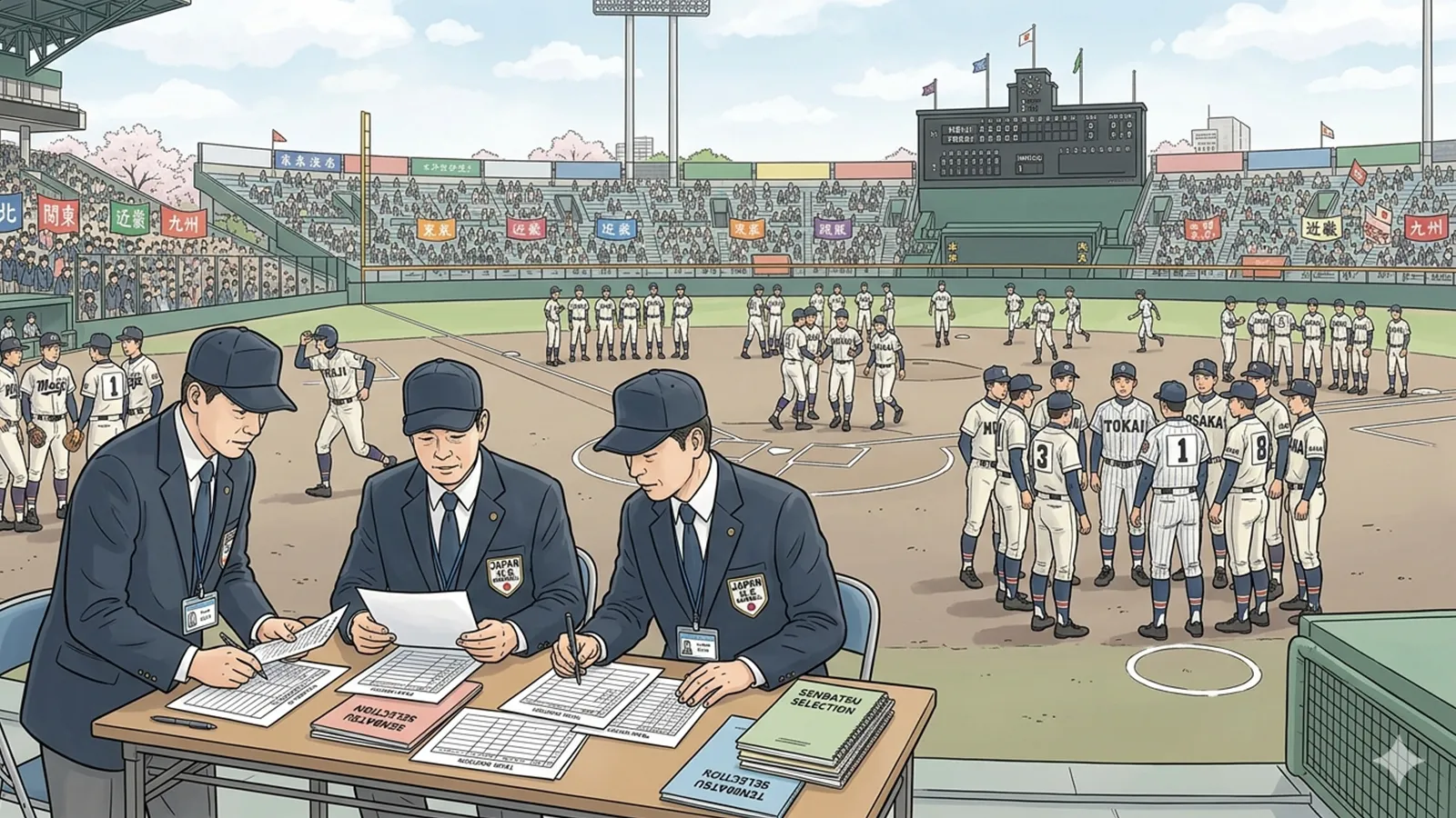 センバツ甲子園の地域配分の構造をAIの考察で比較する記事のサムネイル